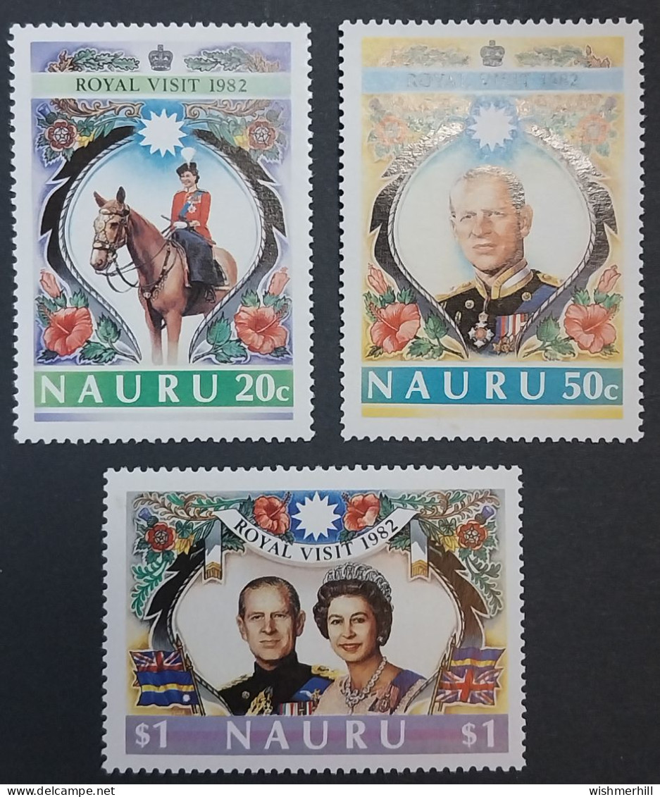 Nauru, Série Complète YT 255/257 Neuve **, Visite Royale. Cote 4 € - Nauru
