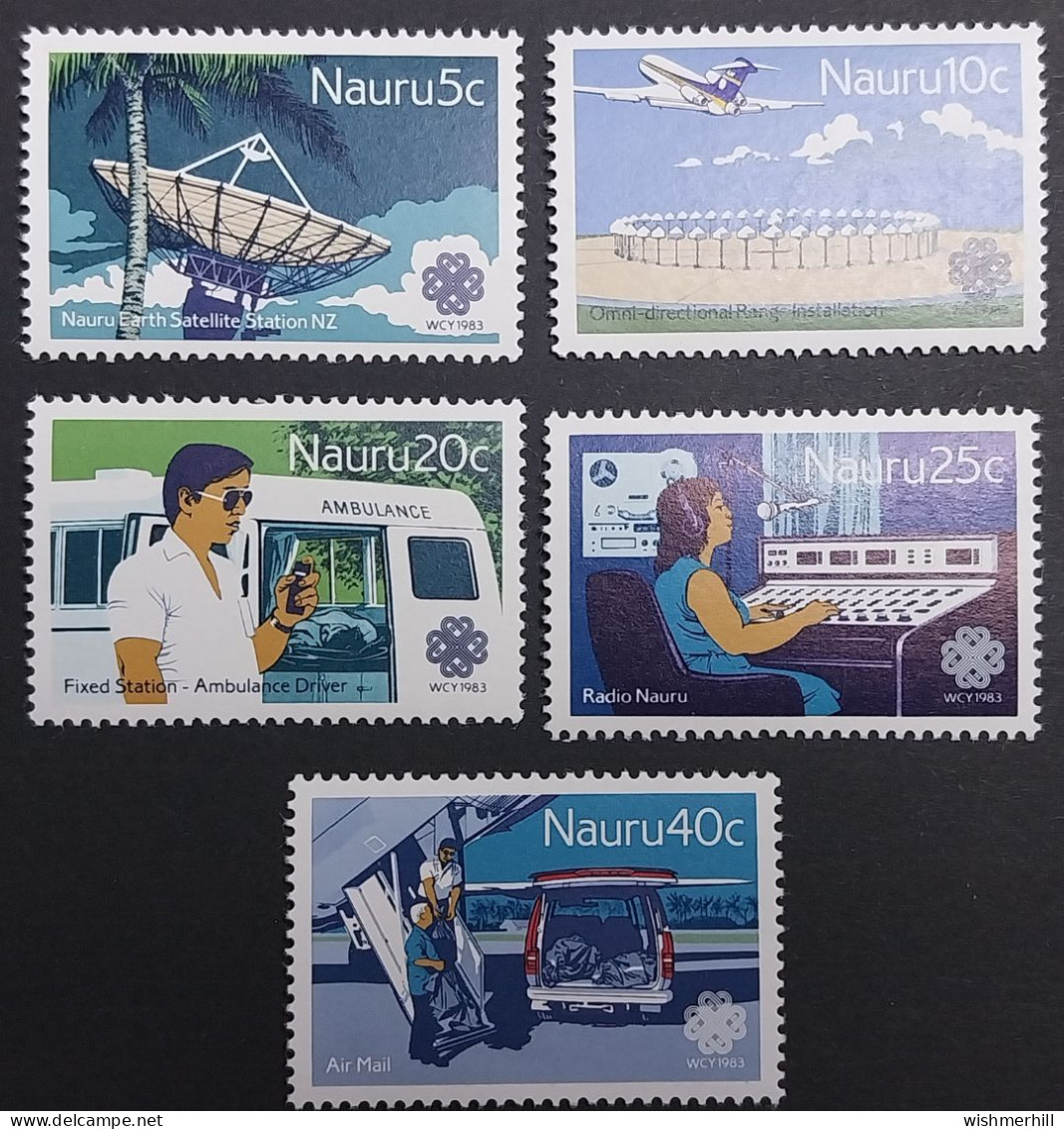 Nauru, Série Complète YT 266/270 Neuve **, Année Des Communications. Cote 3.50 € - Nauru