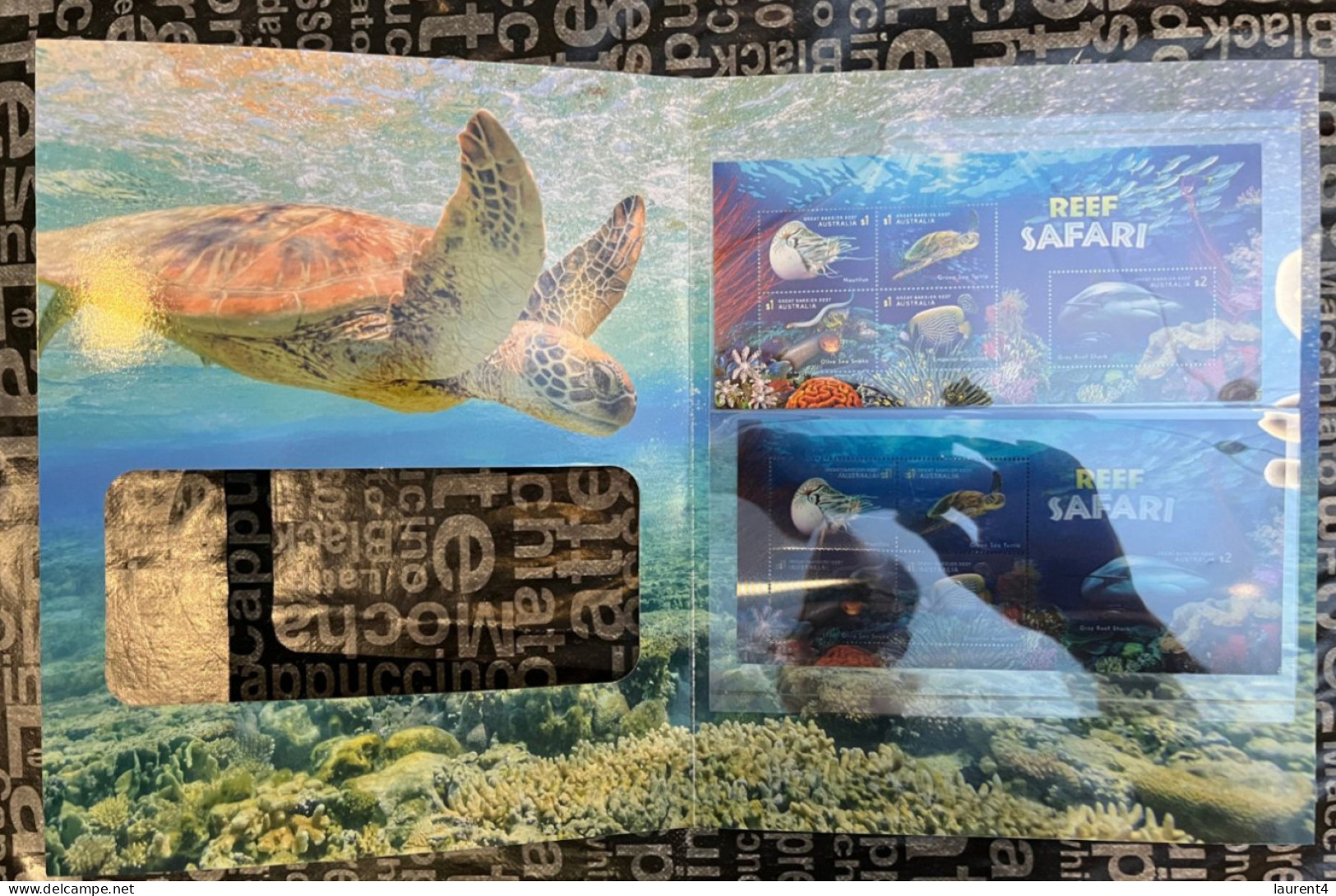 (folder 3-2-2024) Australia Post - 3-D Reef Safari (with Very Scarce 3-D Stamp Mini-sheet) - Presentation Packs
