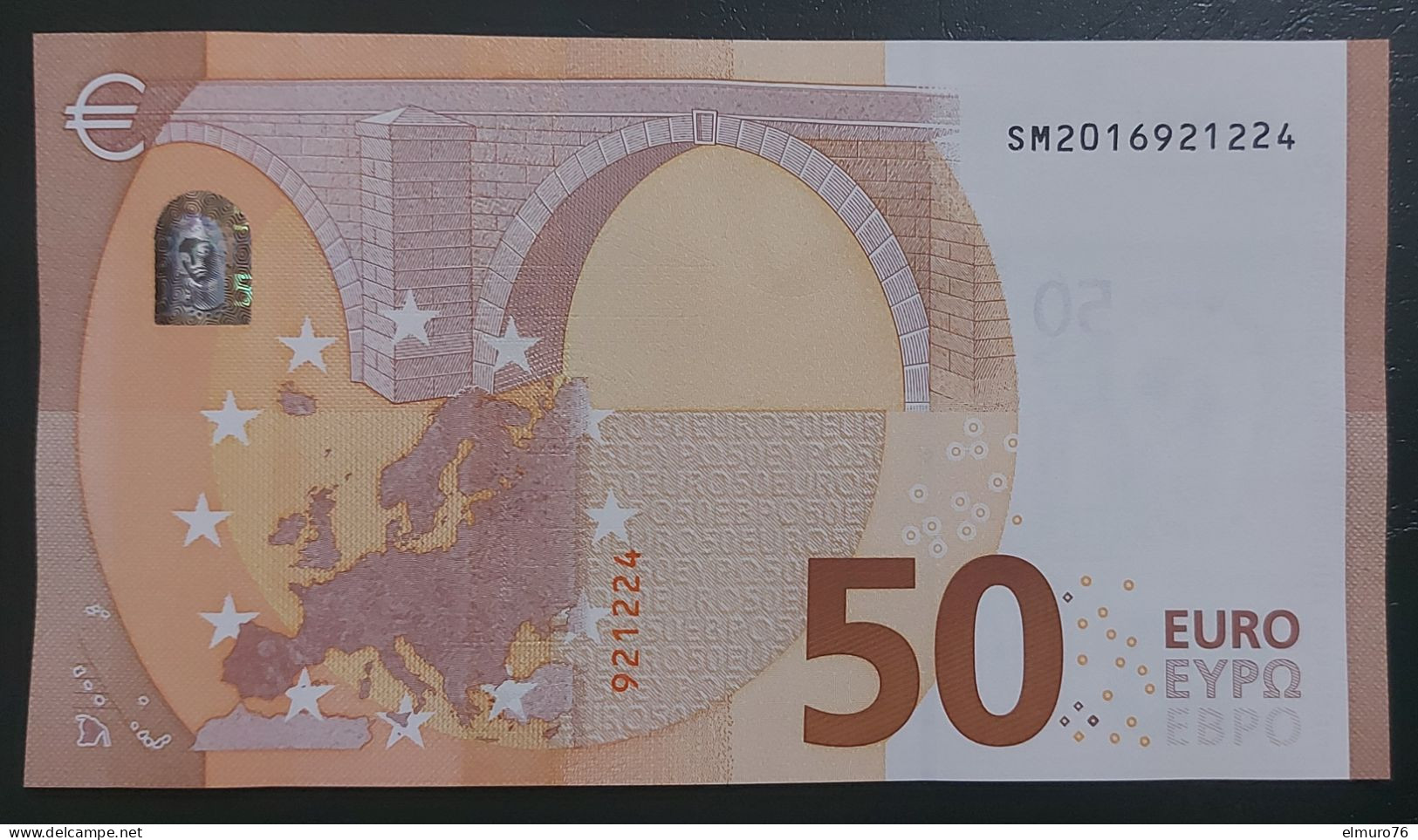 50 EURO S053B1 Italy Serie SM Ch 01 Lagarde Perfect UNC - 50 Euro