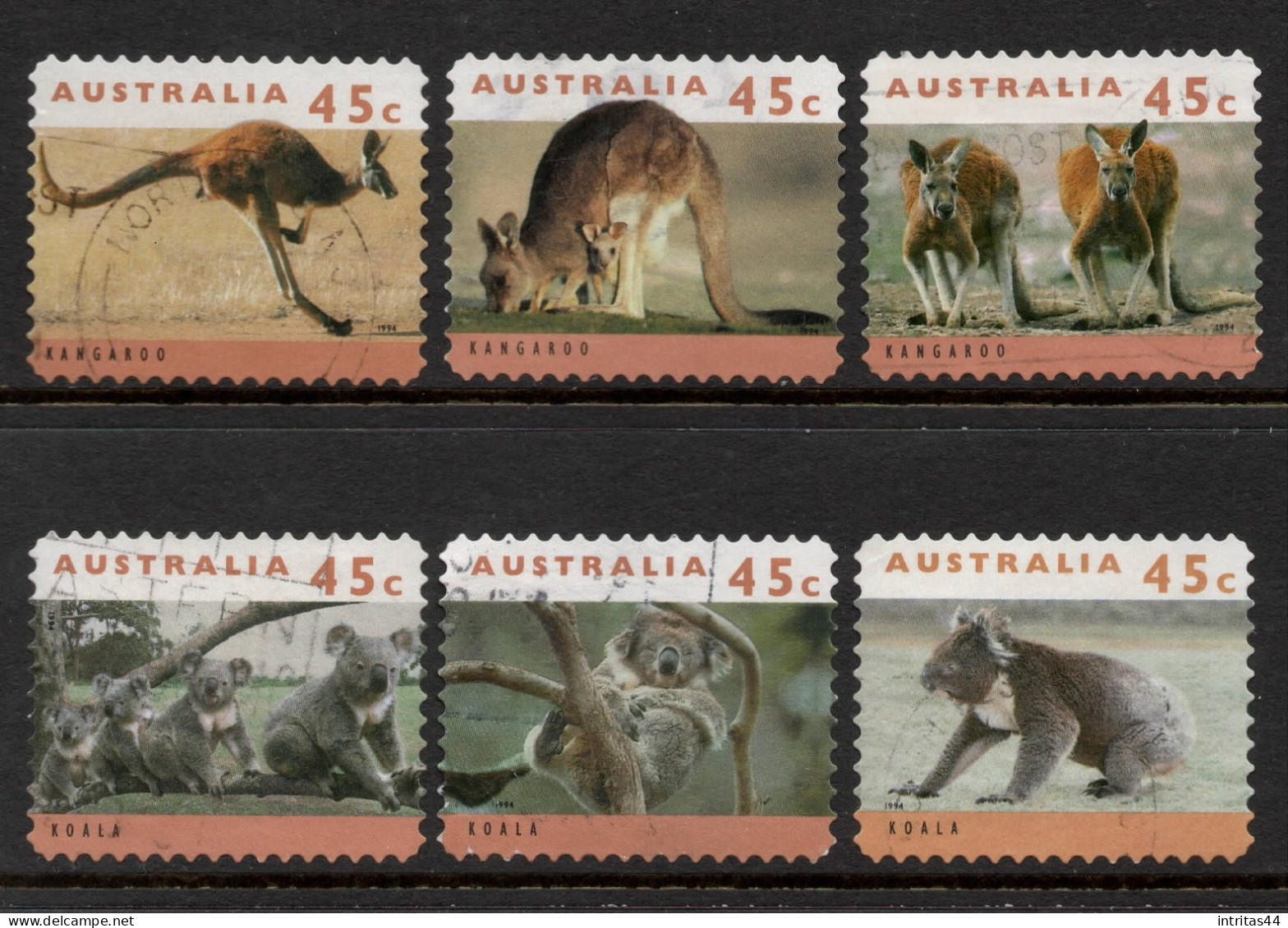 AUSTRALIA 1994-97 " AUSTRALIAN WILDLIFE (2nd SERIES) " SET VFU - Used Stamps