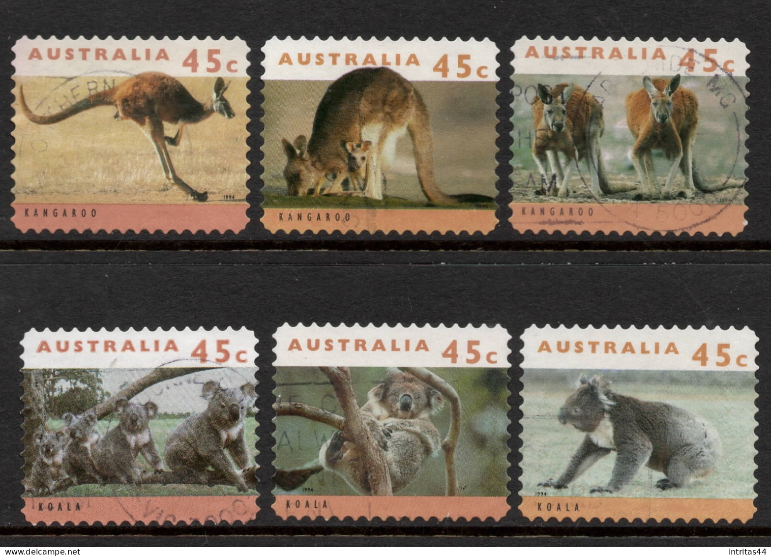 AUSTRALIA 1994-97 " AUSTRALIAN WILDLIFE (2nd SERIES) " SET VFU - Oblitérés