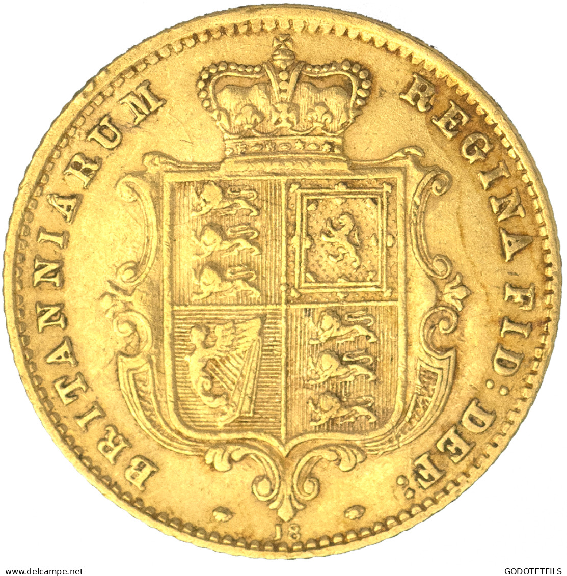 Royaume-Uni-Demi-Souverain Victoria  1867 Londres - 1/2 Sovereign