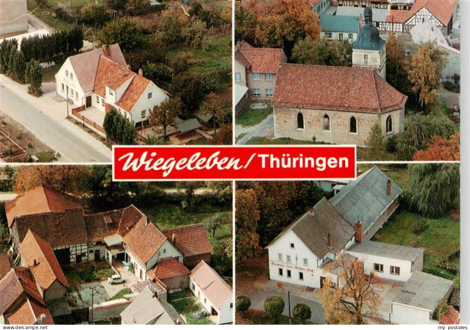 73954849 Bad_Langensalza OT Wiegeleben Fliegeraufnahmen Mit Kirche - Bad Langensalza