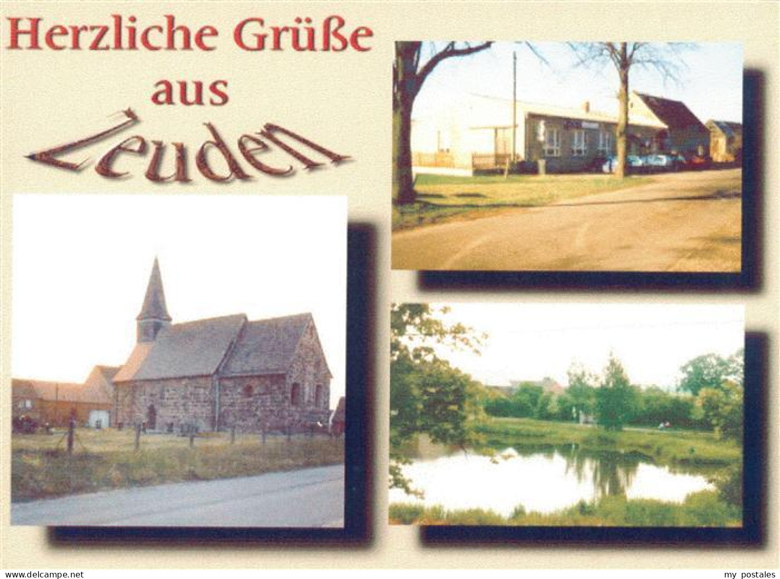 73954814 Zeuden Kirche Gasthaus Teich - Treuenbrietzen