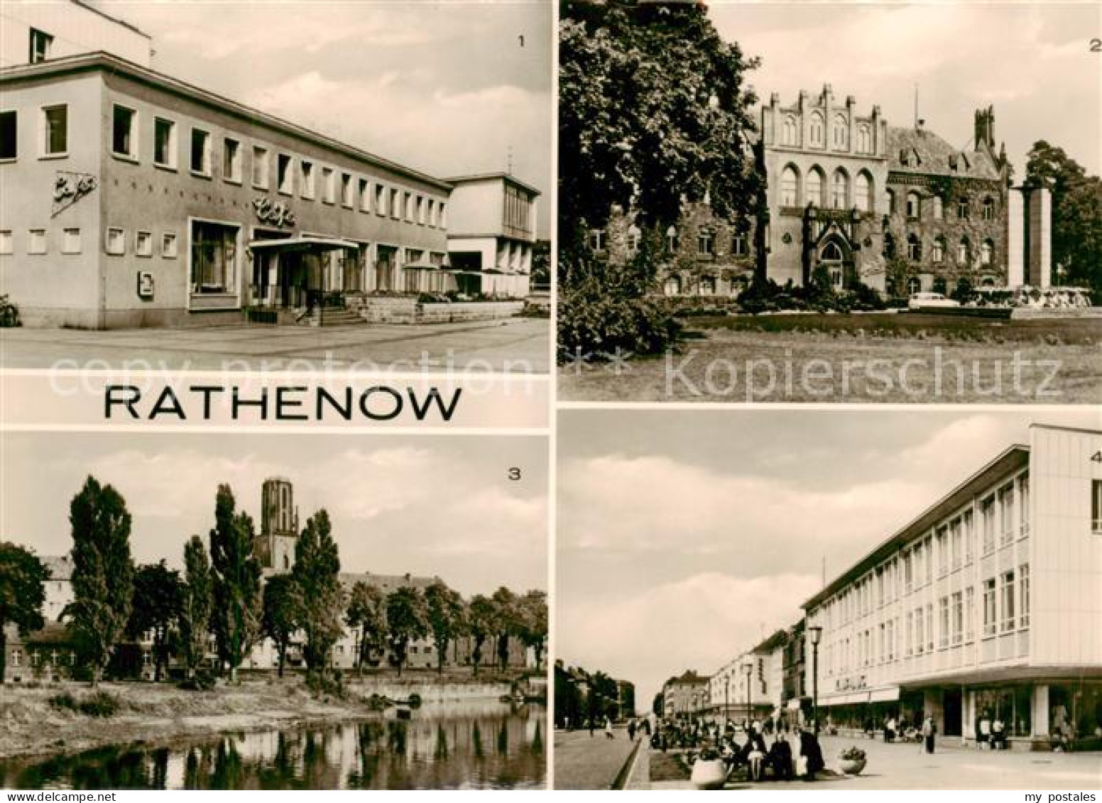 73874272 Rathenow Cafe Kreishaus Am Platz Der Freiheit An Der Havel Kaufhaus Rat - Rathenow