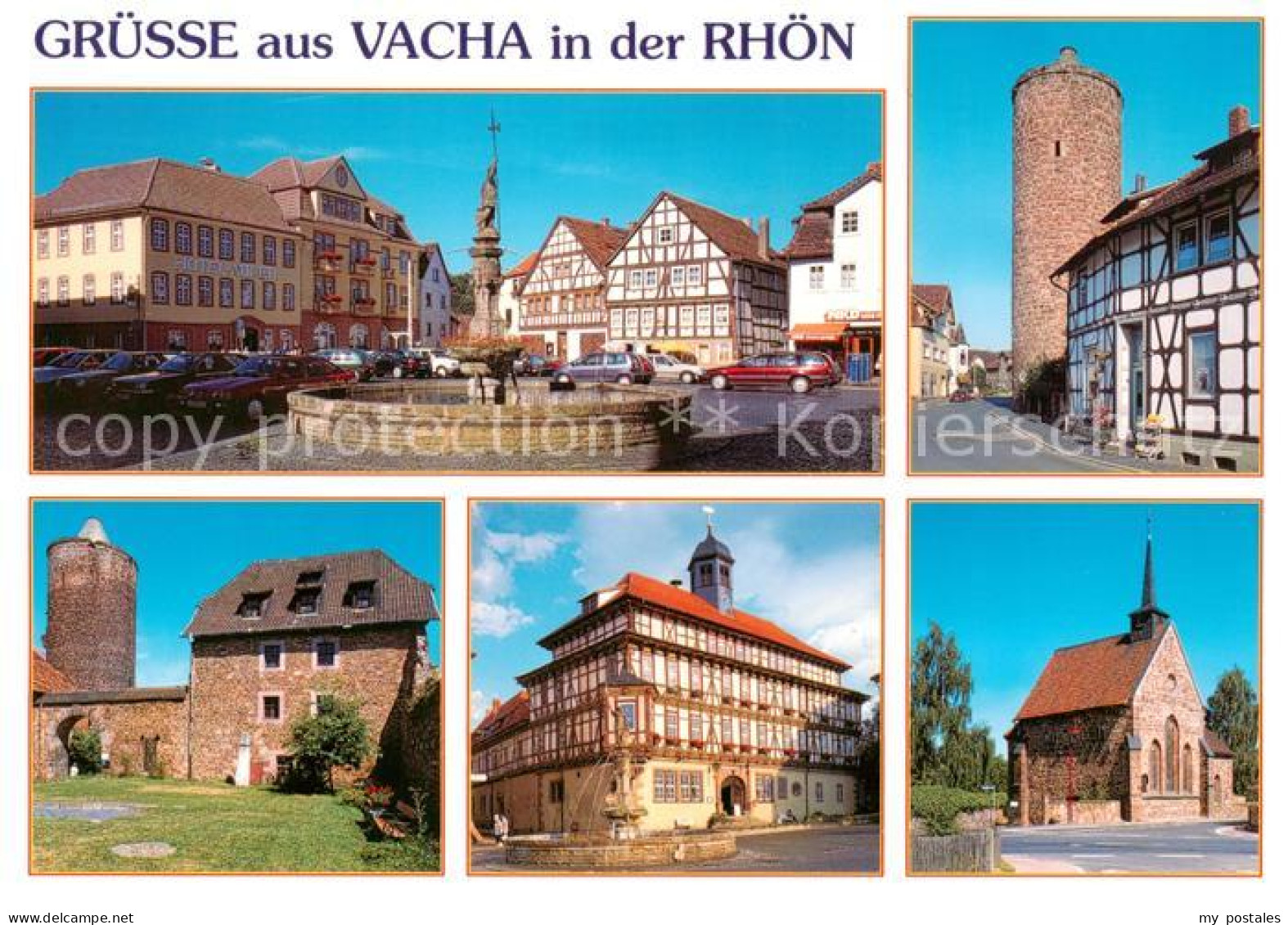 73840297 Vacha Vitusbrunnen Am Markt Widemarkter Strasse Storchenturm Burg Wende - Vacha