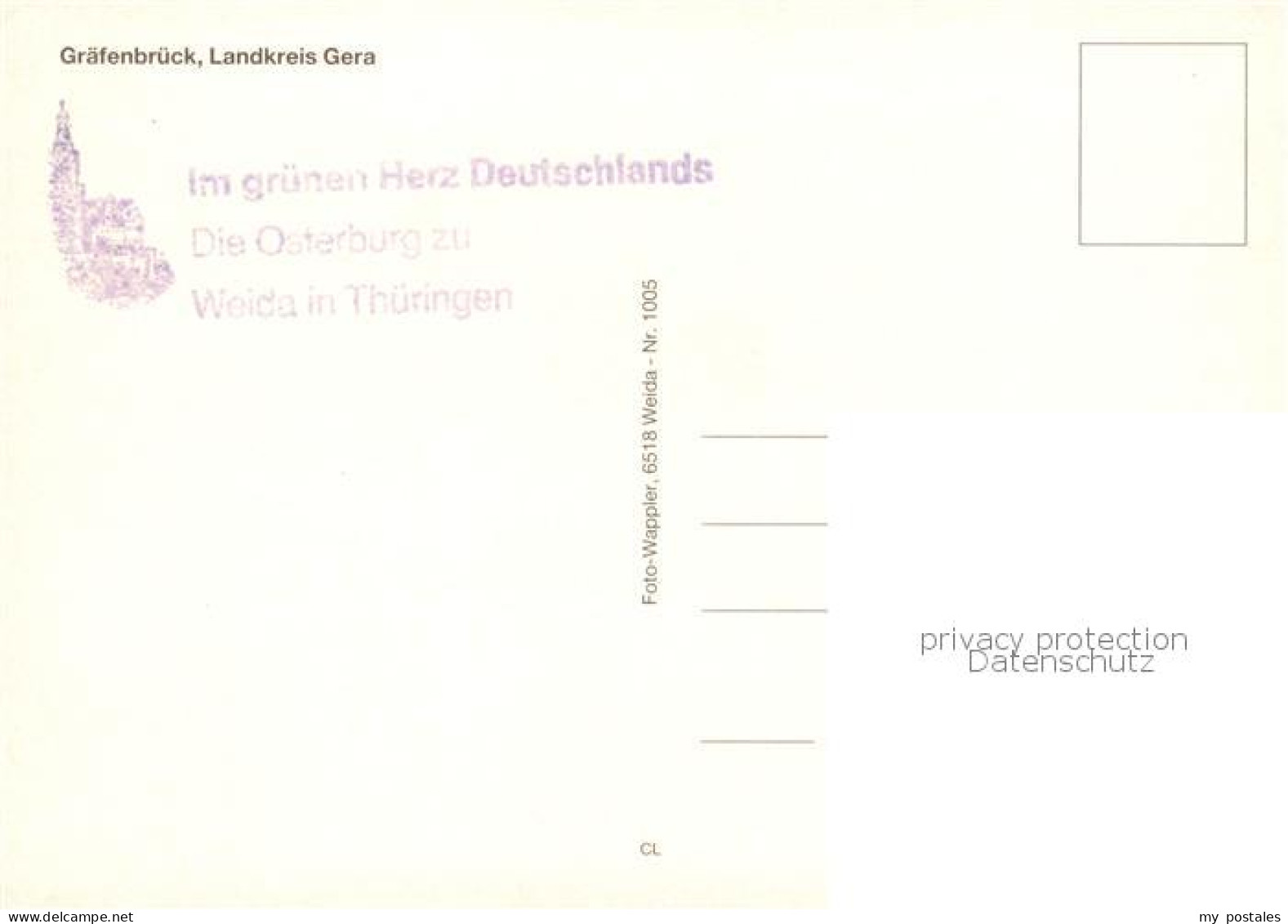 73840229 Graefenbrueck Weida Strassenpartien Panorama  - Weida