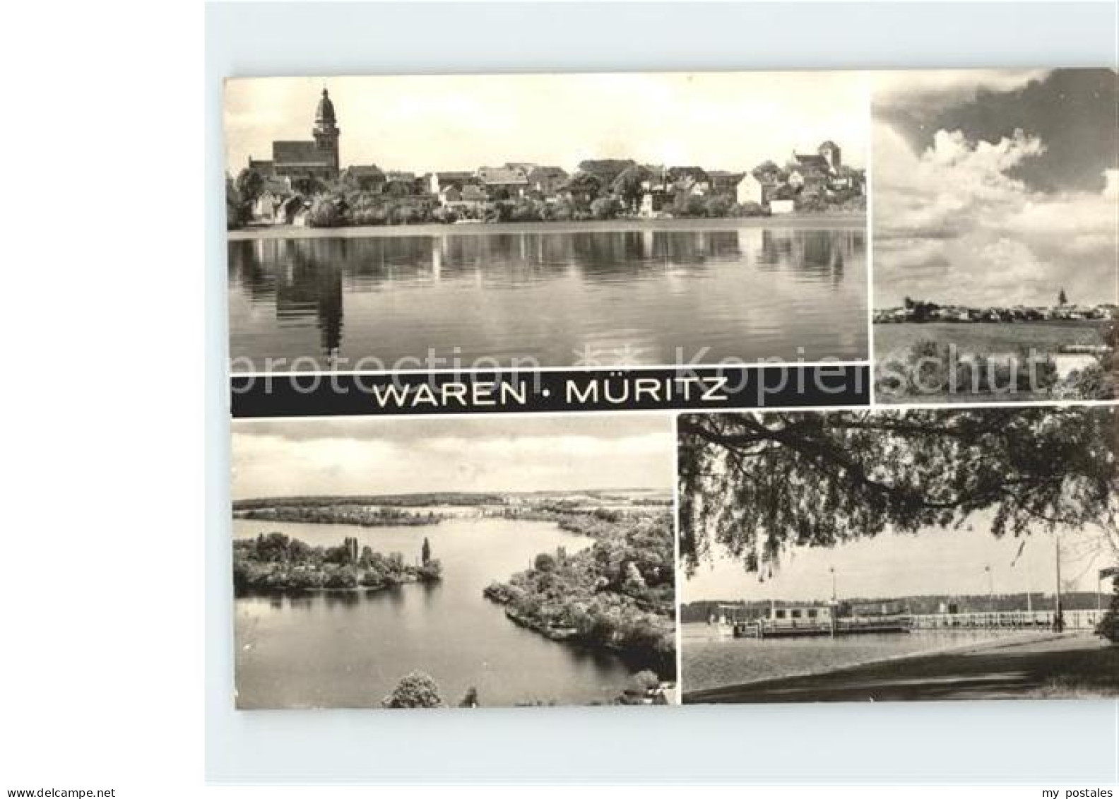 71949216 Waren Mueritz Faehre Ortsansichten Waren - Waren (Müritz)