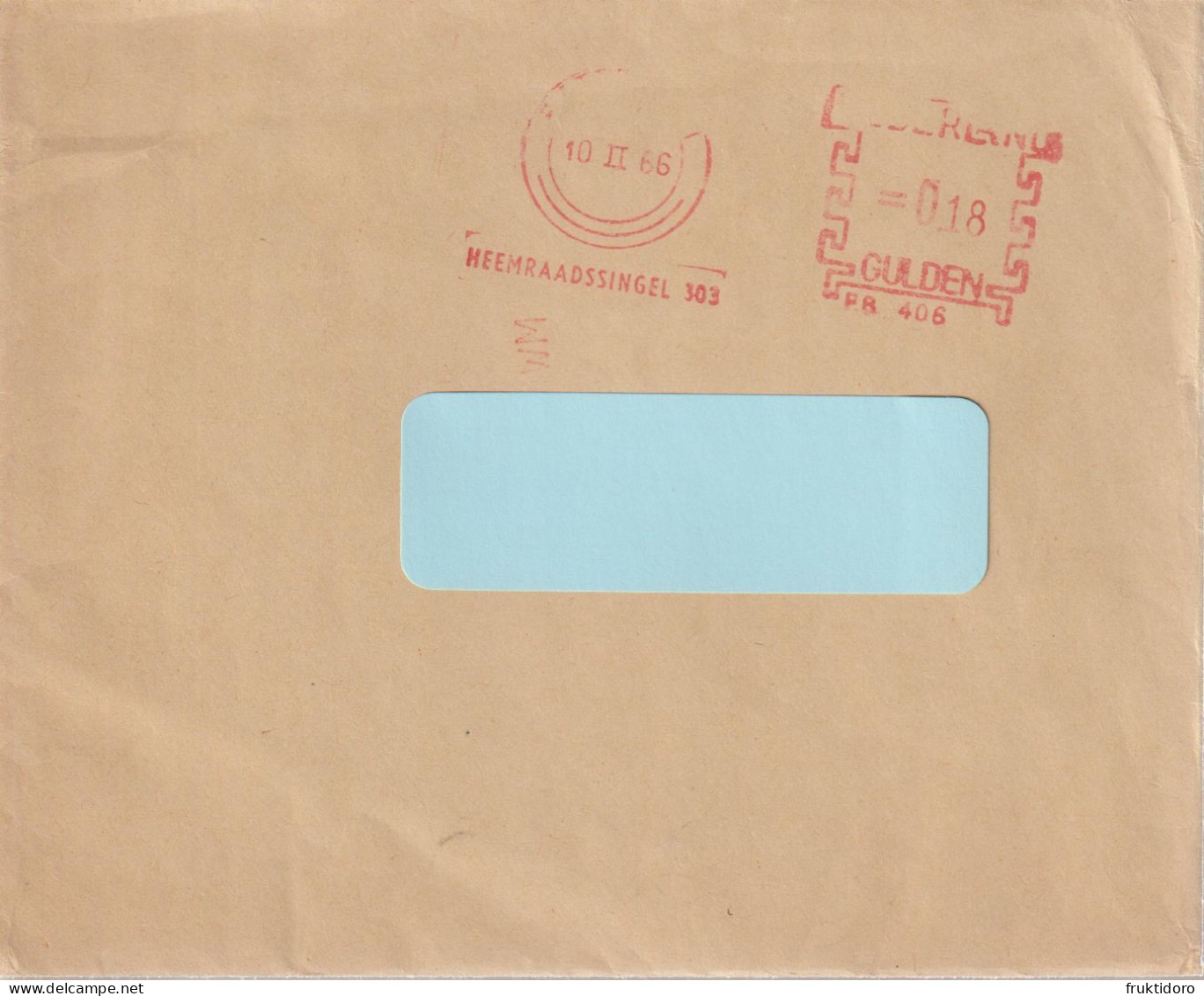 The Netherlands Postmark Heemradssingel 303 - 1966 - Rotterdam - Máquinas Franqueo (EMA)