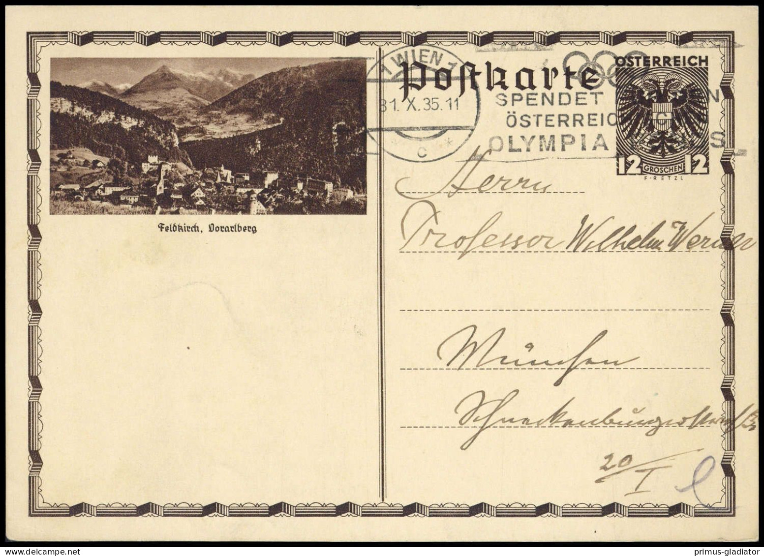 Österreich, Brief - Machine Postmarks