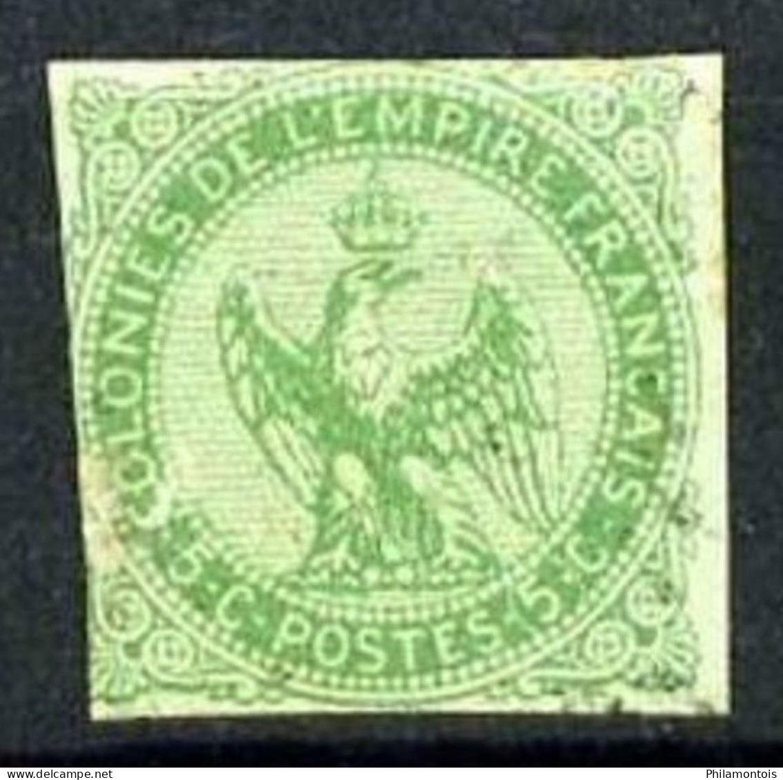 2 - 5c Vert Aigle - Oblitéré - Cote : 17 E - Eagle And Crown