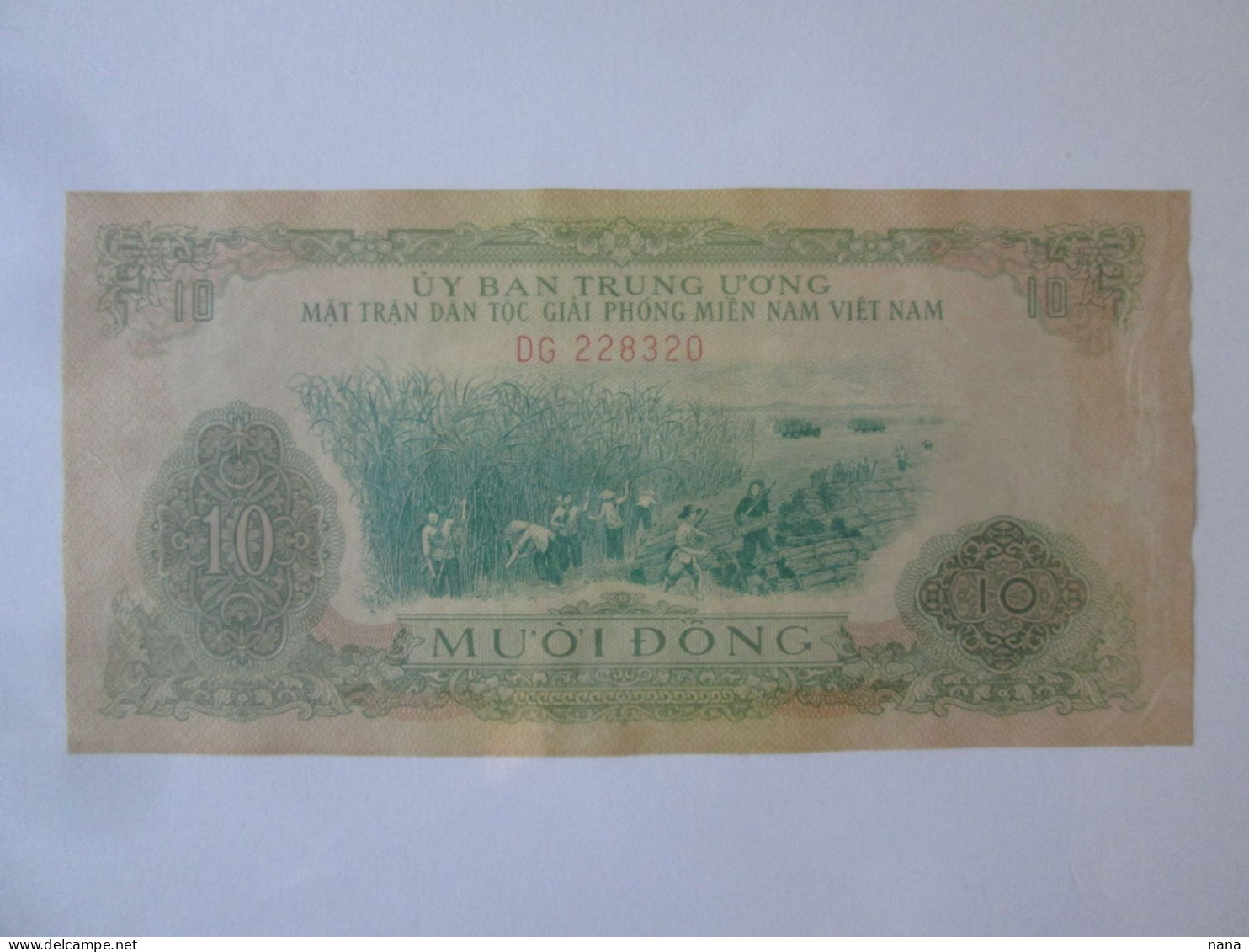 South Vietnam 10 Dong 1963 Banknote See Pictures - Vietnam