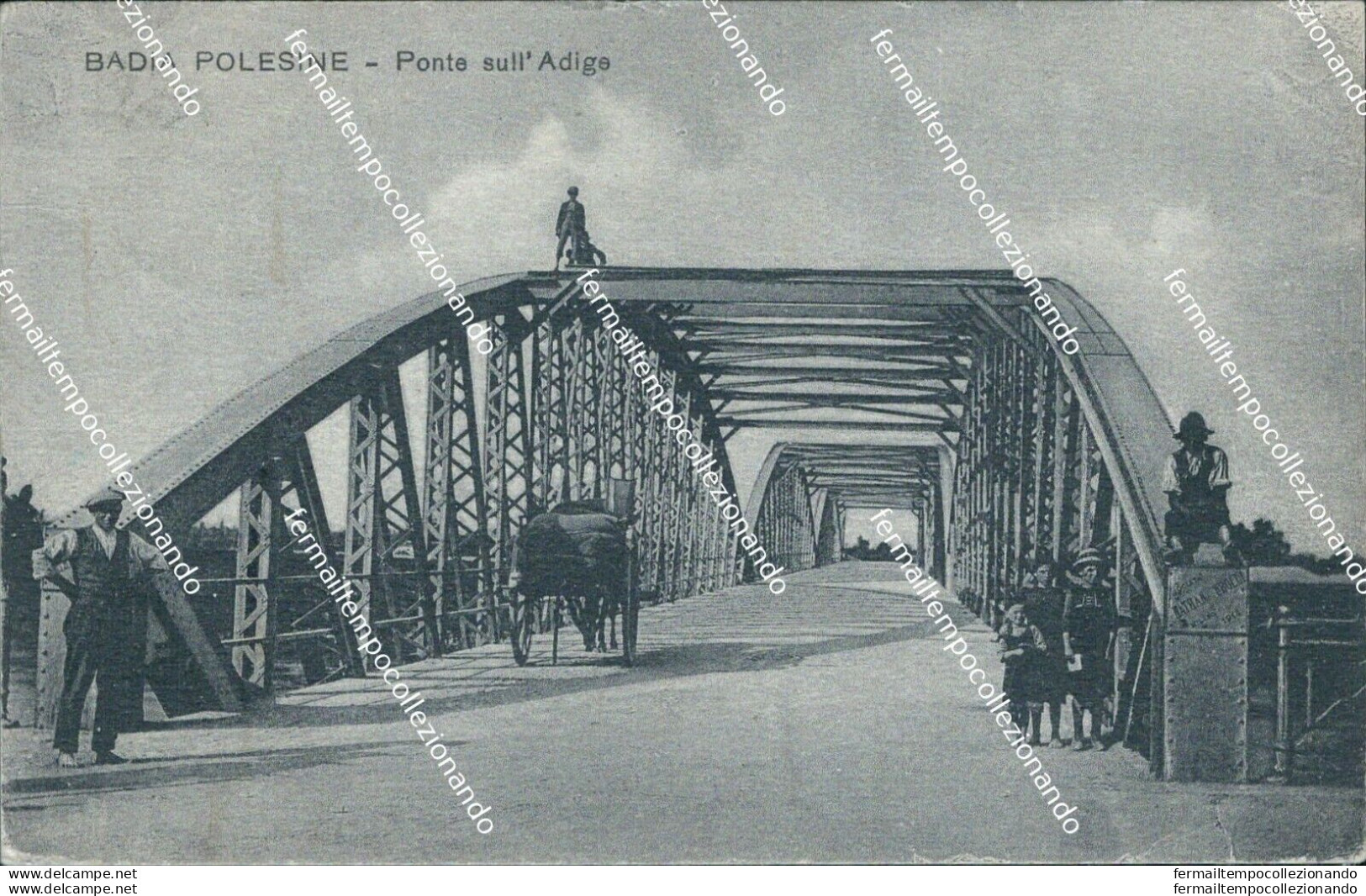 Bg631 Cartolina Badia Polesine Ponte Sull'adige Provincia Di Rovigo Veneto - Rovigo