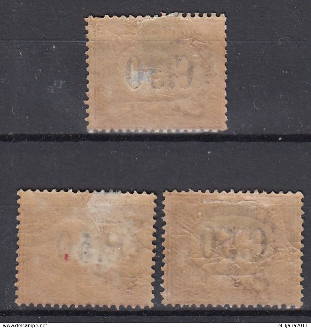 ⁕ San Marino 1924 ⁕ Segnatasse / Postage Due ⁕ 3v MH - Portomarken