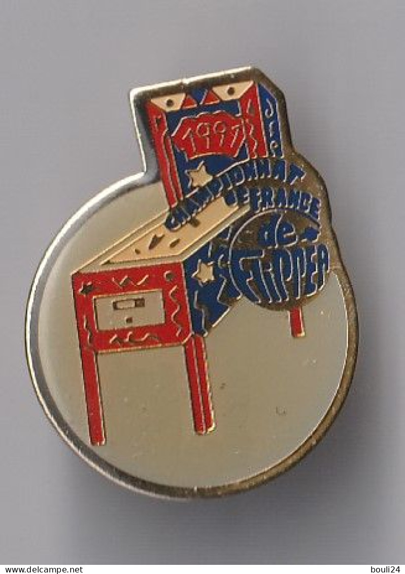 PIN'S THEME JEUX FLIPPER  CHAMPIONNAT DE FRANCE 1997 - Giochi