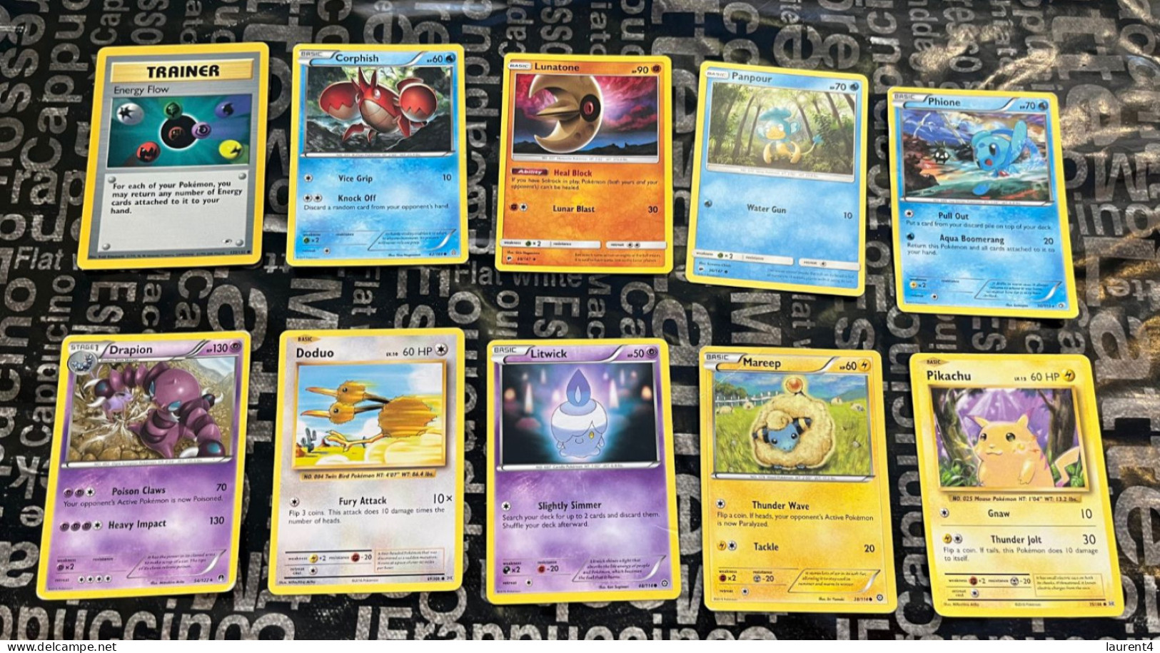 3-2-2024 - Pokémon Card - Selection Of 10 POKEMON Circulated Cards (as Seen On Scan) No Swapping Possible - Lots & Collections