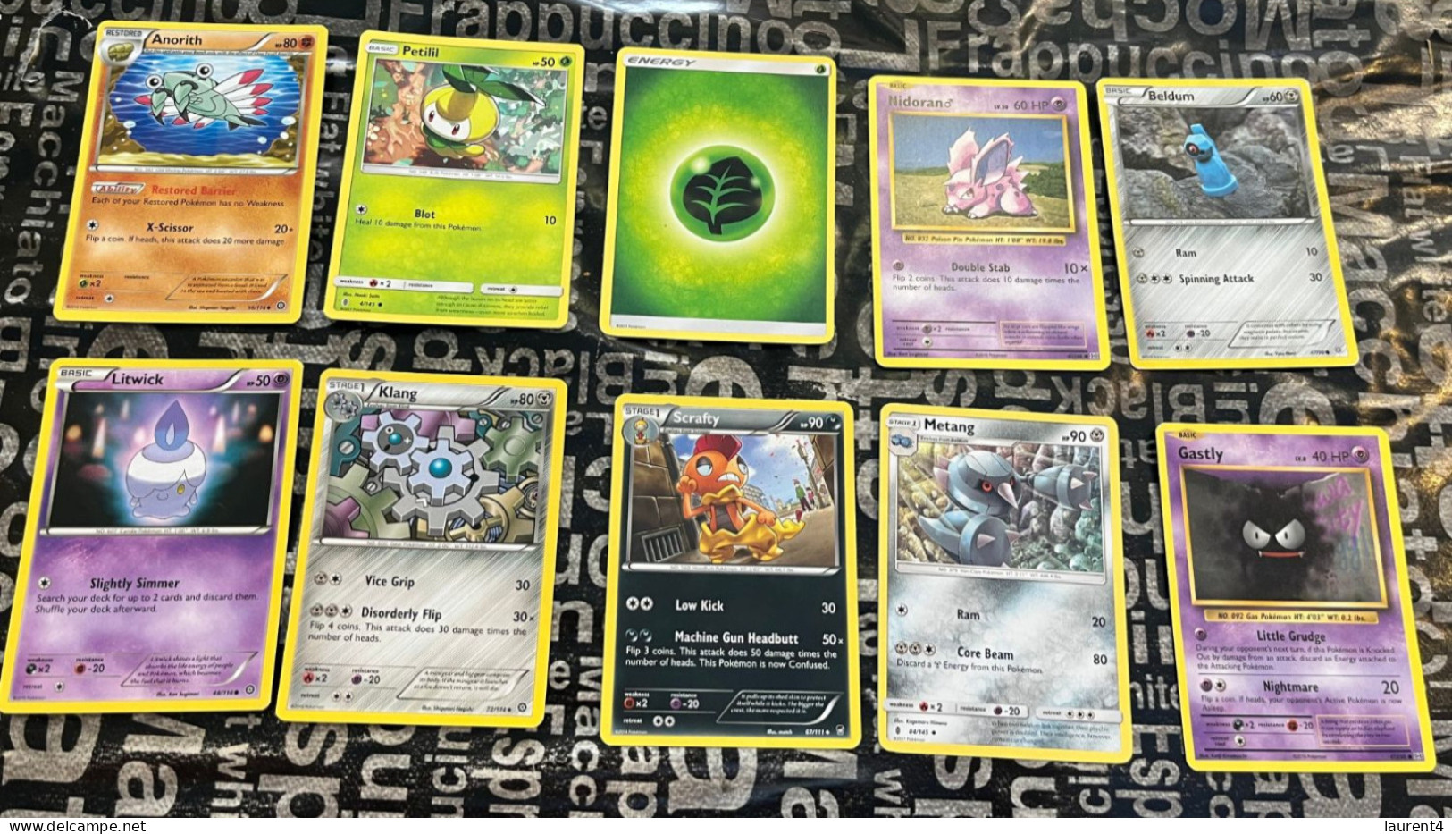 3-2-2024 - Pokémon Card - Selection Of 10 POKEMON Circulated Cards (as Seen On Scan) No Swapping Possible - Lots & Collections