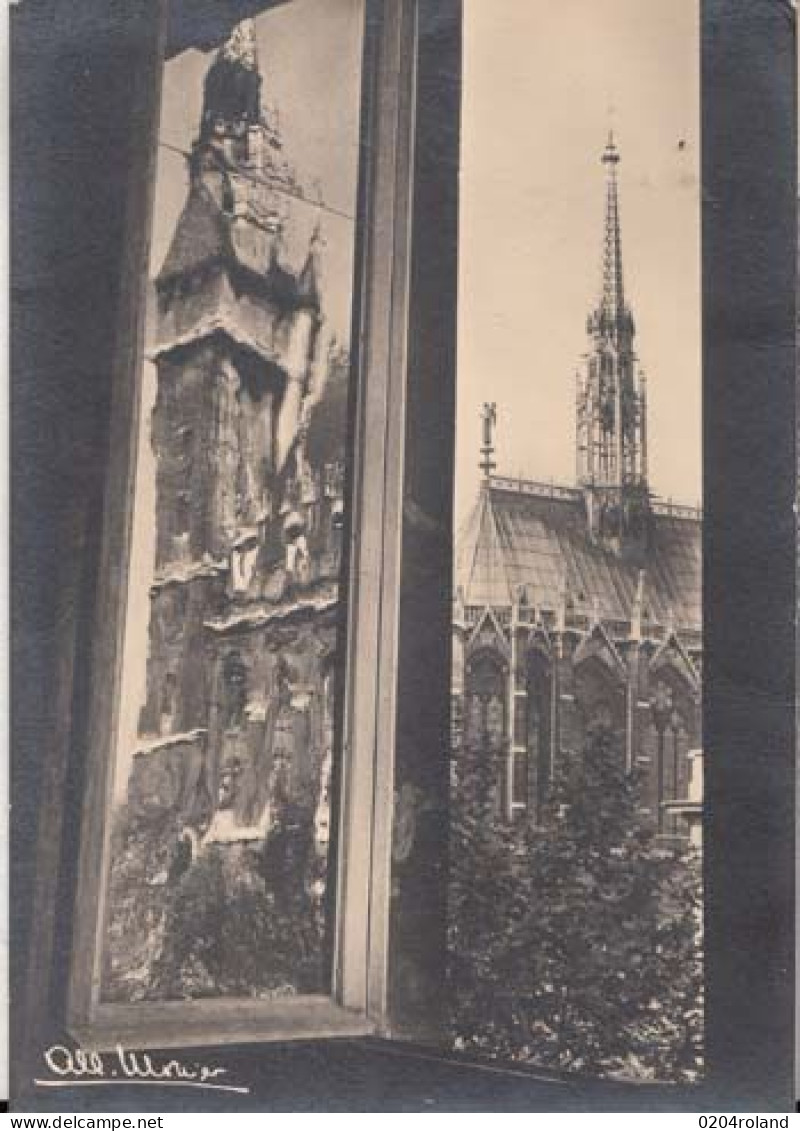 Carte  Photographes -  Albert Monier  -  Paris - Sainte Chapelle Et .. Tour De L'Horloge : Achat Immédiat - Monier