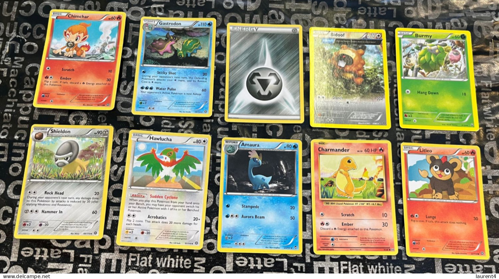 3-2-2024 - Pokémon Card - Selection Of 10 POKEMON Circulated Cards (as Seen On Scan) No Swapping Possible - Lots & Collections