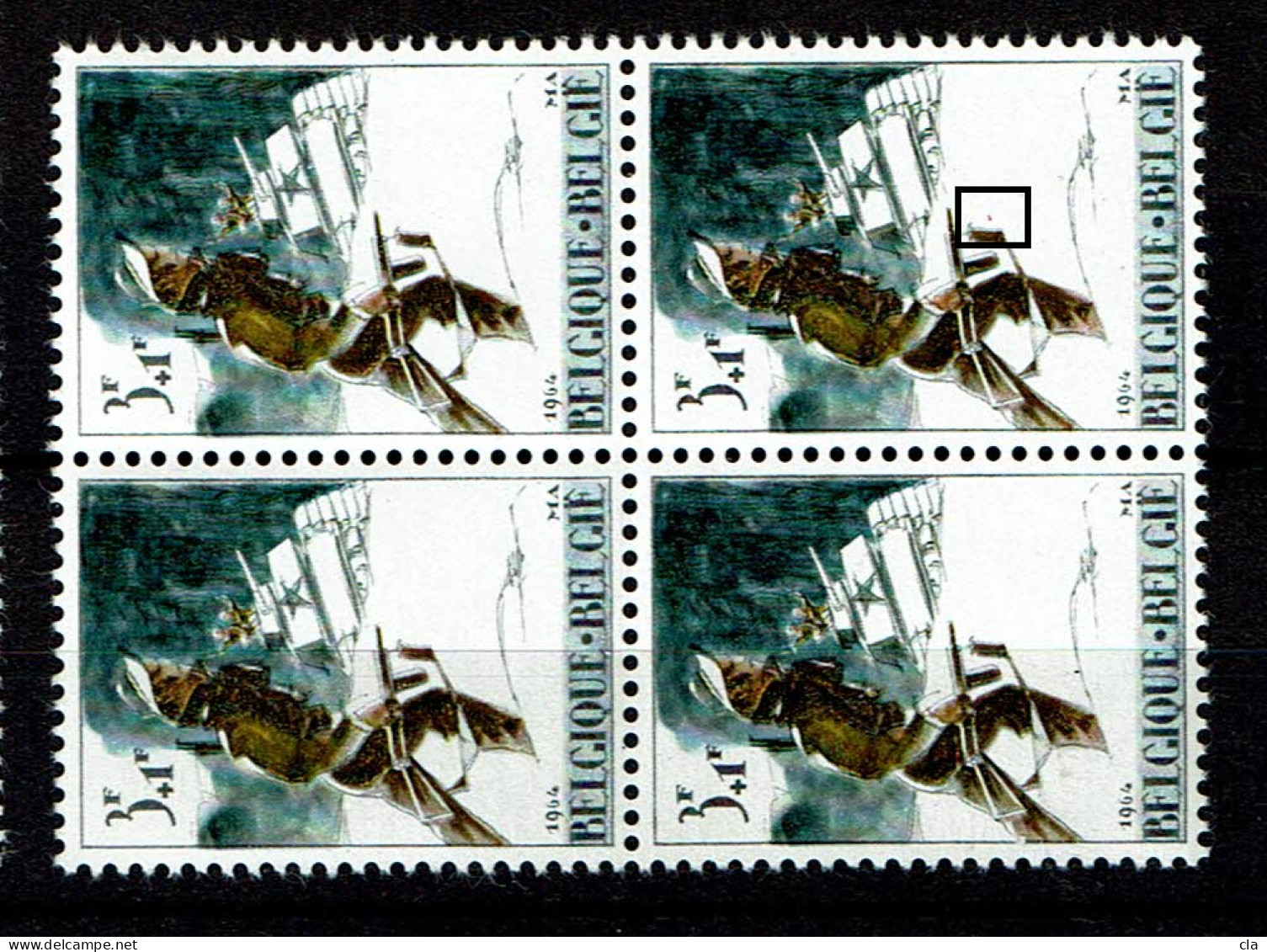 1292  Bloc 4  **  T 1  LV 1  Rubis Dans Neige - 1961-1990