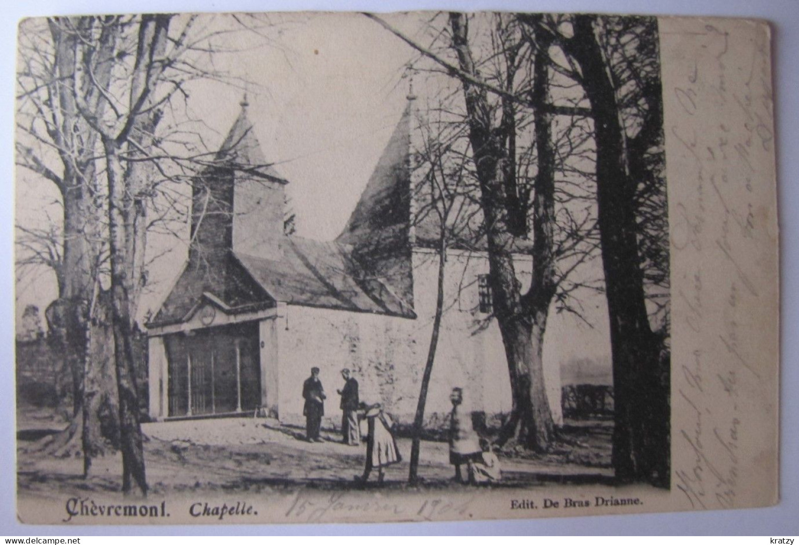 BELGIQUE - LIEGE - CHAUDFONTAINE - CHEVREMONT - Chapelle - 1904 - Chaudfontaine
