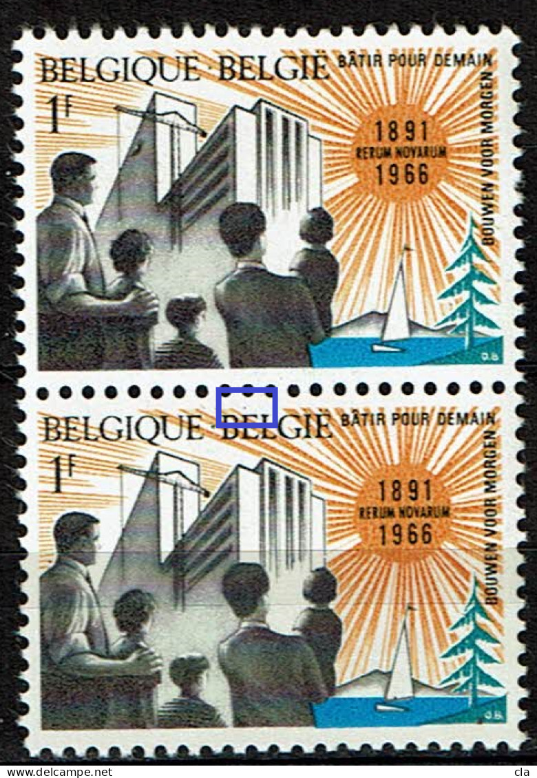 1361  Paire  **  T 2  Point E De Belgie - 1961-1990