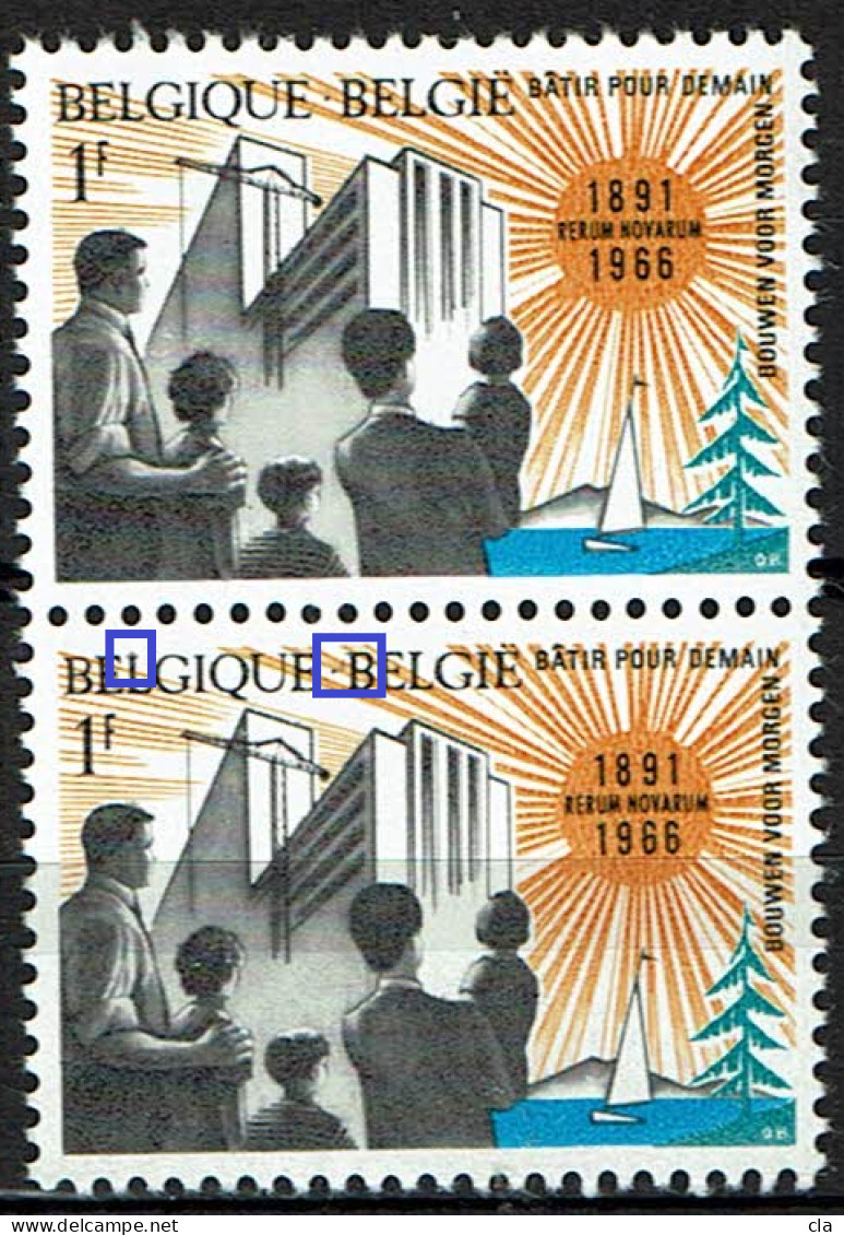 1361  Paire  **  T 2   Taches - 1961-1990