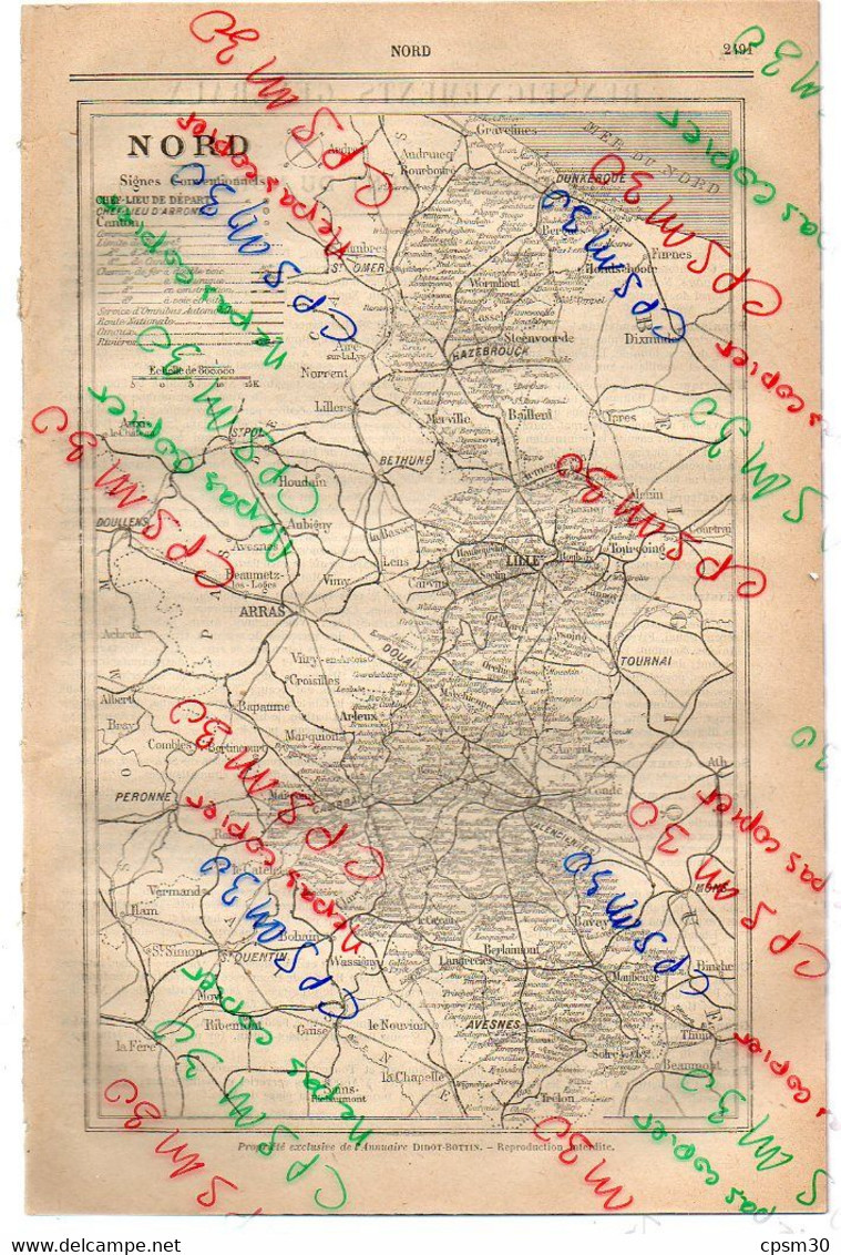 ANNUAIRE - 59 - Département Nord - Année 1918 - édition Didot-Bottin - 216 Pages - Telephone Directories