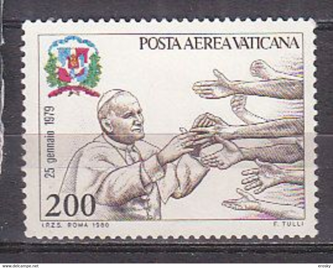 Z2418 - VATICANO Aerea SASSONE N°66 - VATICAN Aerienne Yv N°66 - Airmail