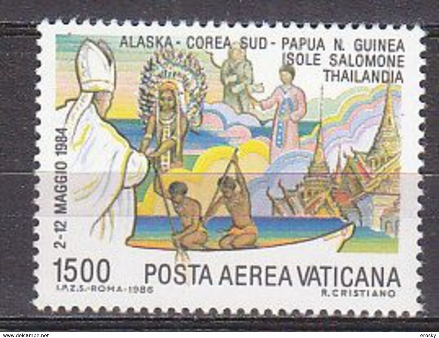 Z2366 - VATICANO Aerea SASSONE N°79 - VATICAN Aerienne Yv N°79 ** - Airmail