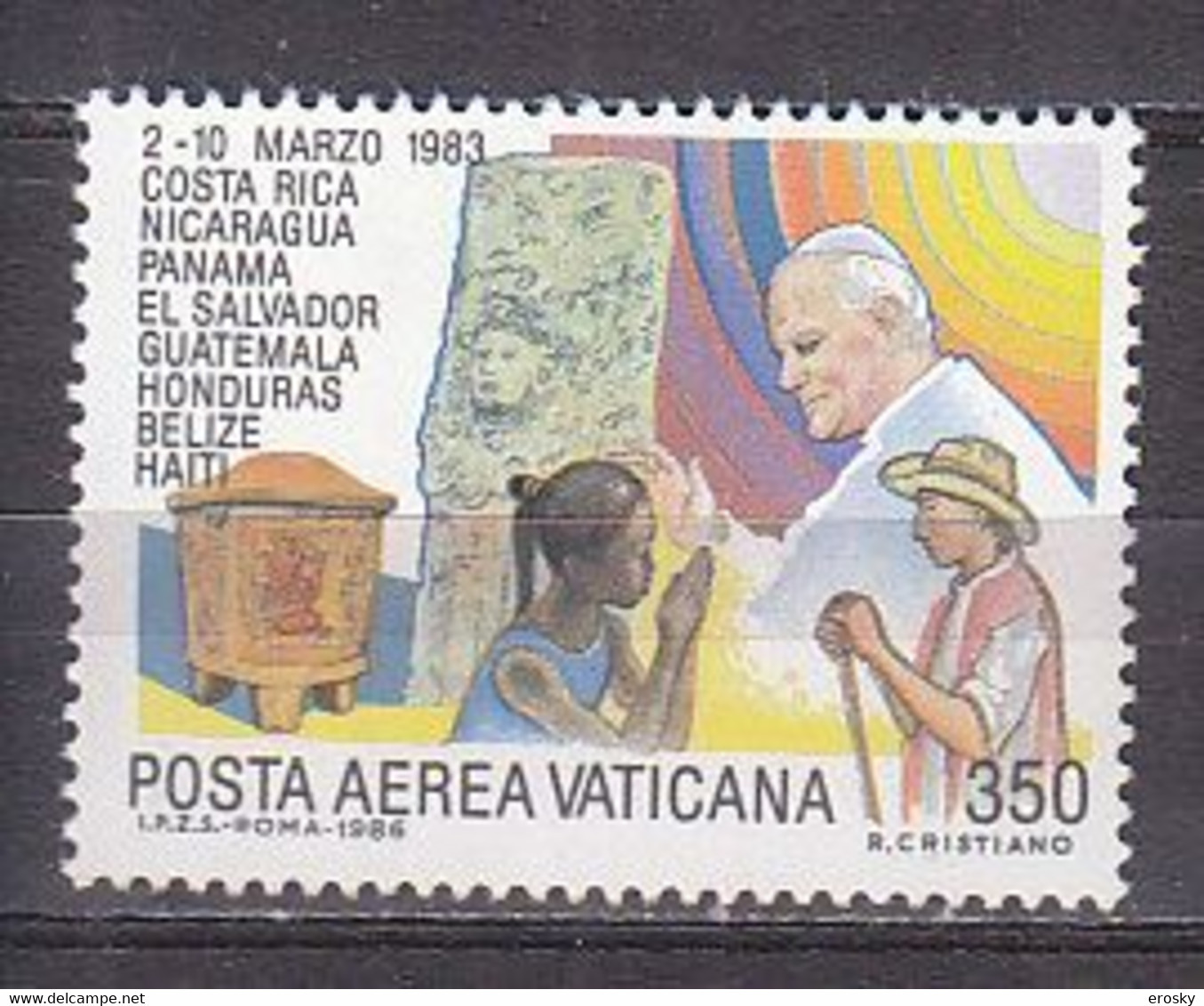 Z2363 - VATICANO Aerea SASSONE N°75 - VATICAN Aerienne Yv N°75 ** - Airmail