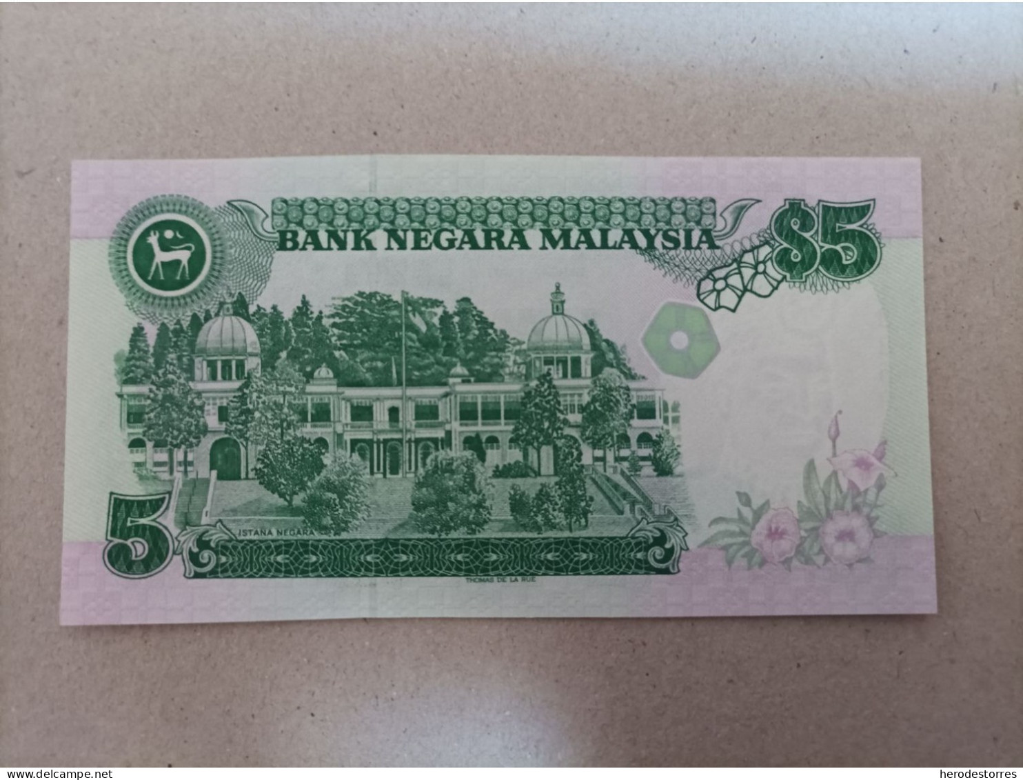 Billete De Malasia De 5 Ringgit, Año 1995, UNC - Malaysie