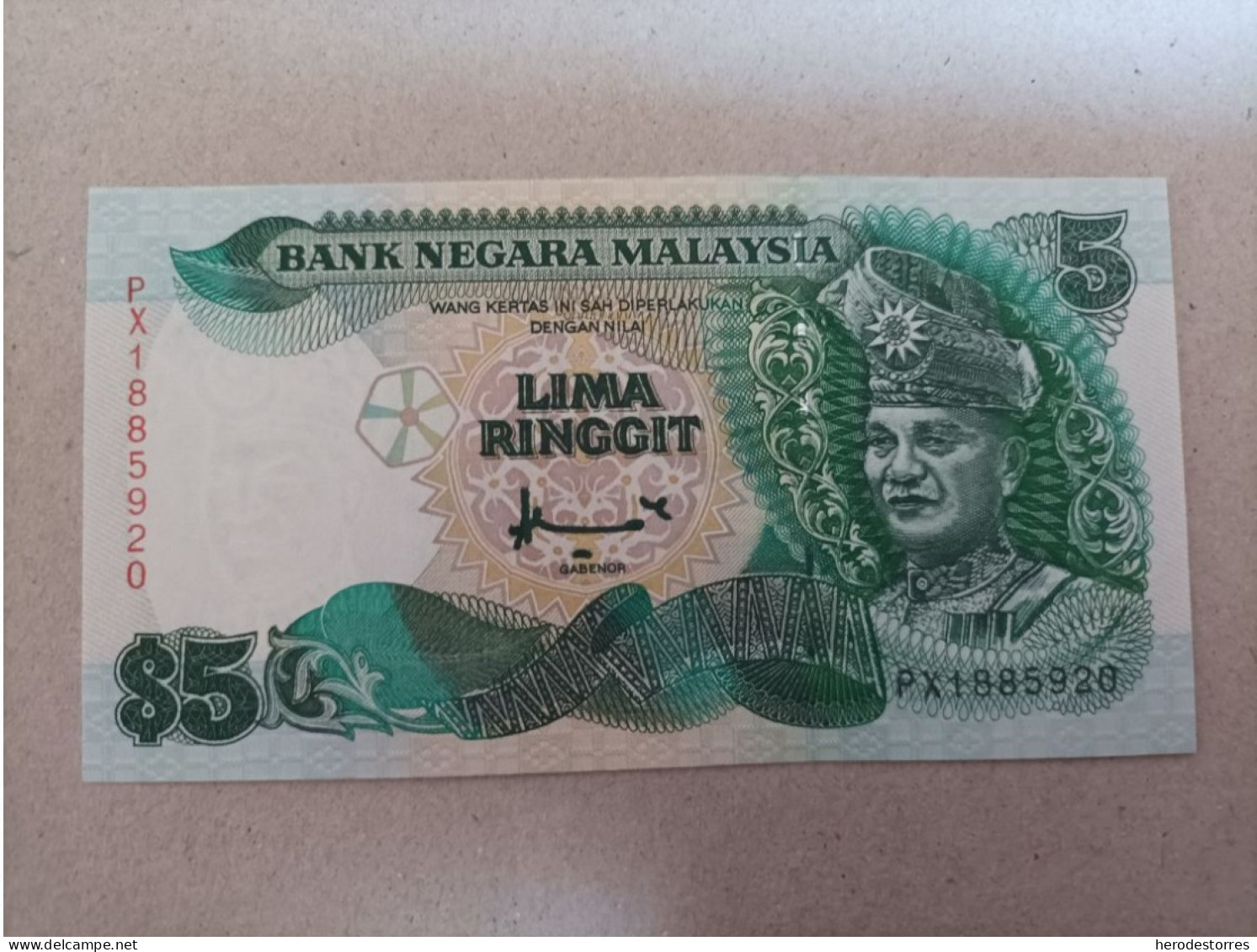 Billete De Malasia De 5 Ringgit, Año 1995, UNC - Maleisië