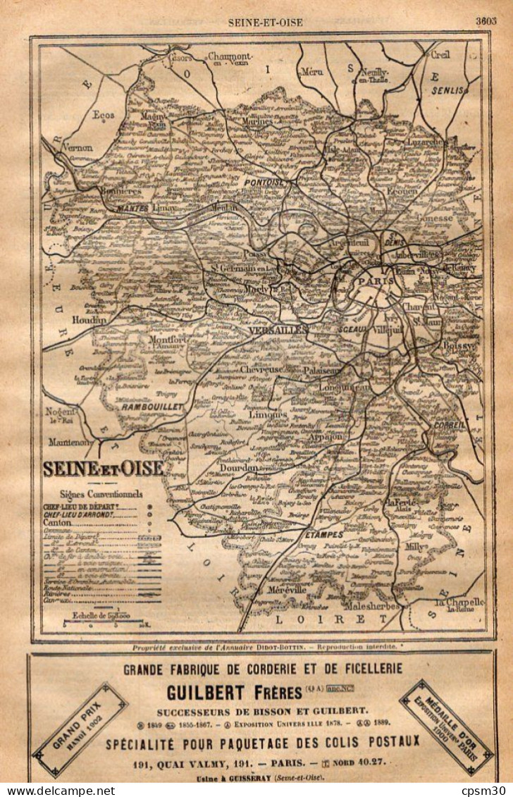 ANNUAIRE - 78 - Département Seine Et Oise - Année 1918 - édition Didot-Bottin - 103 Pages - Annuaires Téléphoniques