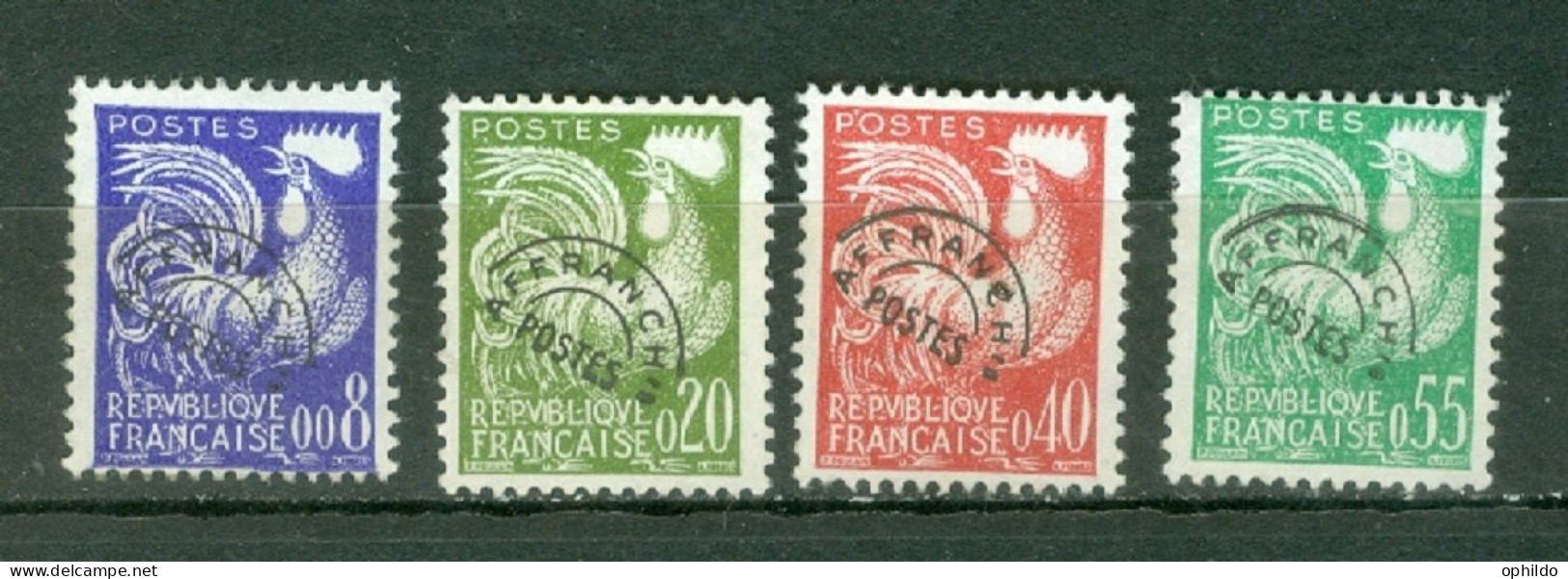 France  Preo   119/122    ( * )  TB  - 1953-1960