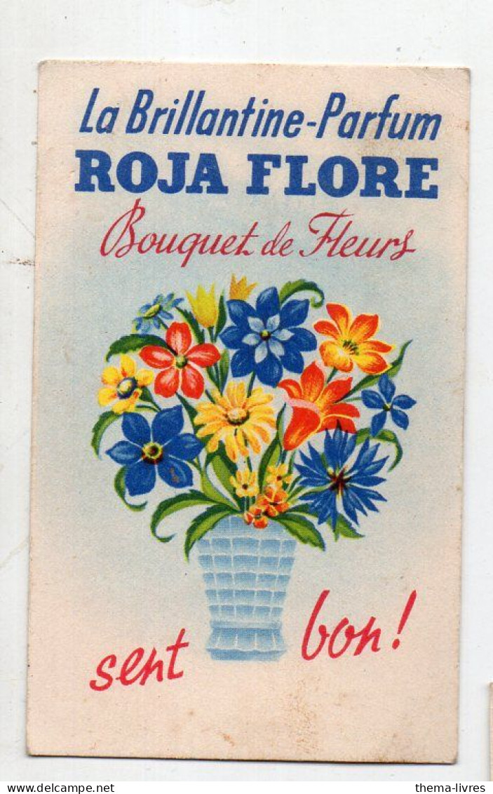 Carte  Parfumée   ROJA FLORE     (PPP46243) - Anciennes (jusque 1960)