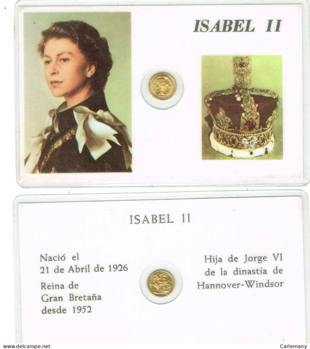 DNI ISABEL II  ( MINI MONEDA) - Fictifs & Spécimens