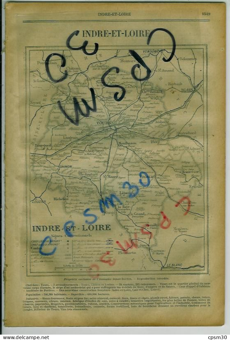 ANNUAIRE - 37 - Département Indre Et Loire - Année 1918 - édition Didot-Bottin - 44 Pages - Elenchi Telefonici