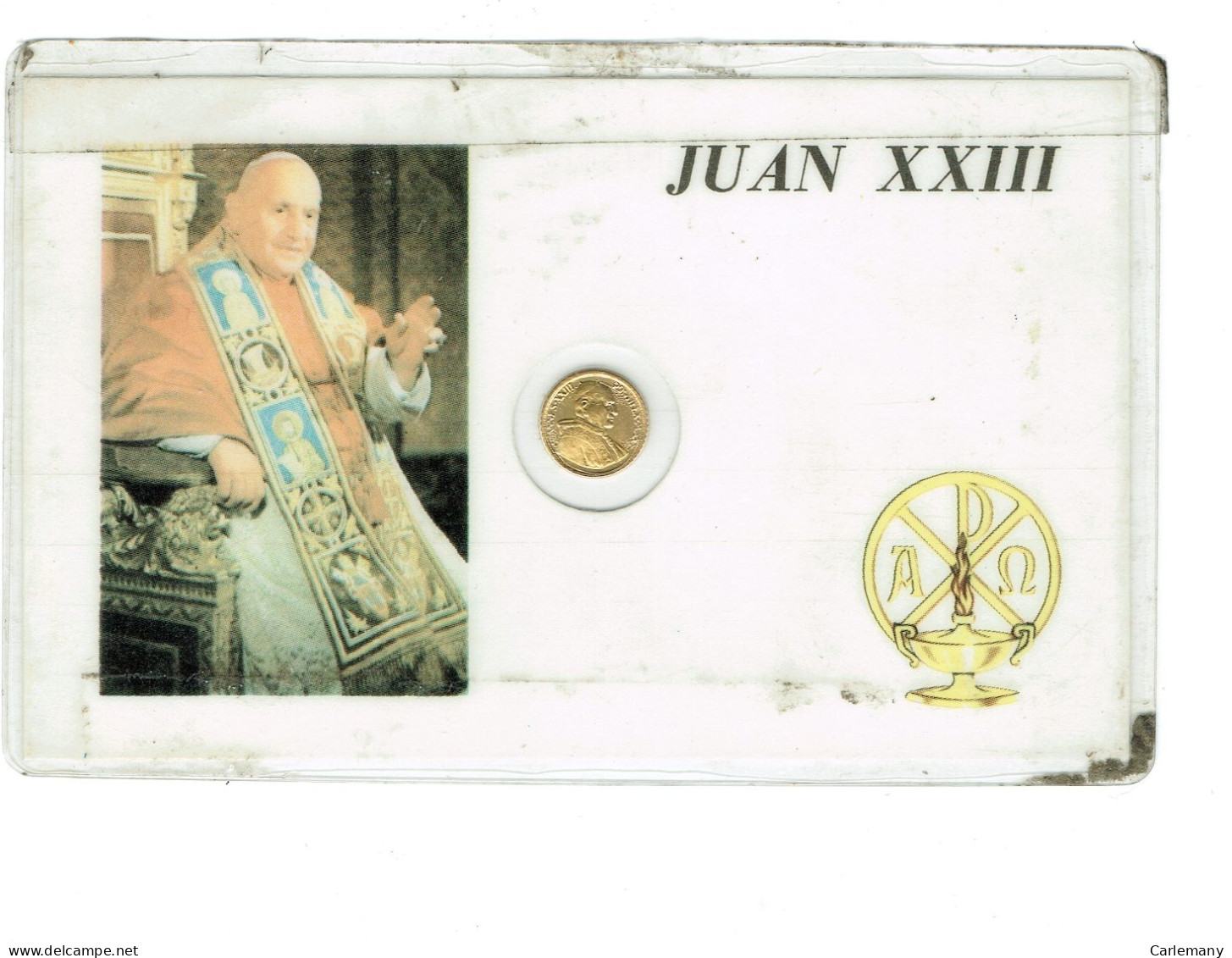 DNI  - JUAN XXIII PAPA  ( MINI MONEDA) - Fiktive & Specimen