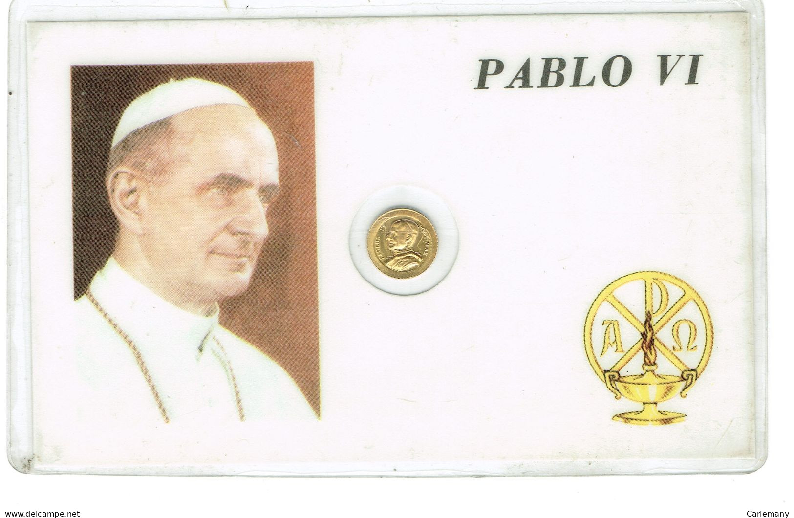 DNI  - PABLO VI -  PAPA  ( MINI MONEDA) - Fictifs & Spécimens