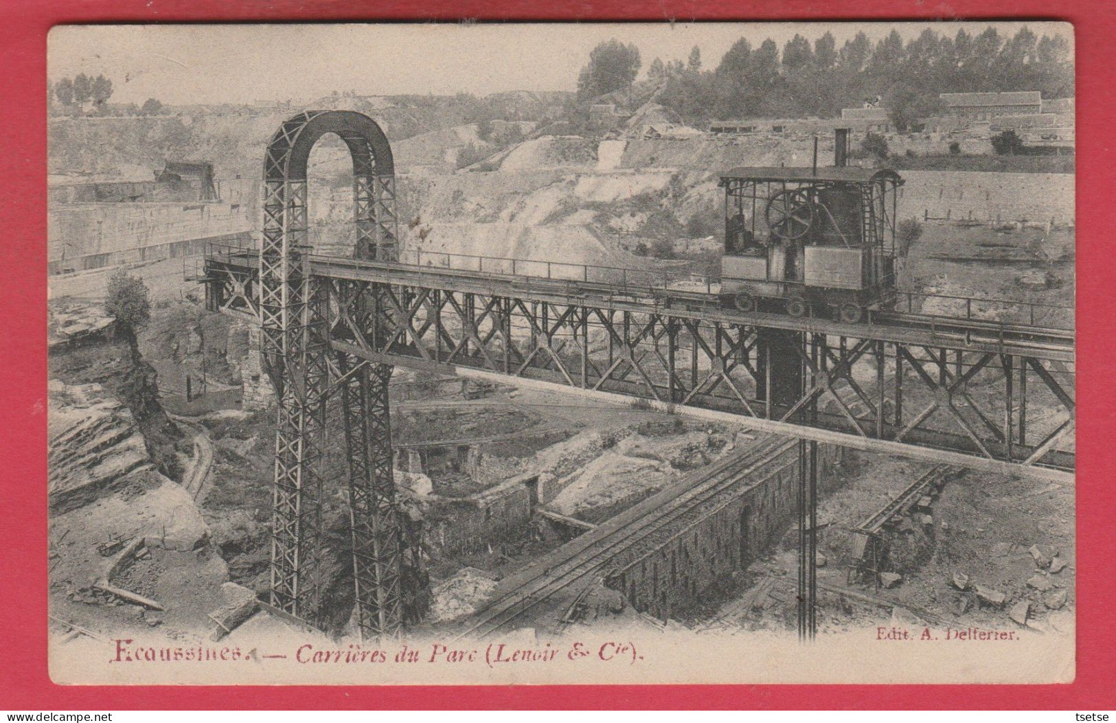 Ecaussines - Carrières Du Parc- Lenoir & Cie - 1910 ( Voir Verso ) - Ecaussinnes