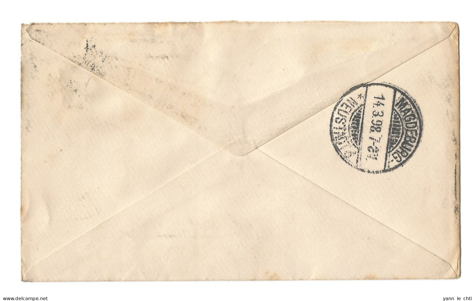 Cover Enveloppe Brief 1898 Glasgow UK Nach Magdeburg Deutschland Germany Postal Stationery - Lettres & Documents