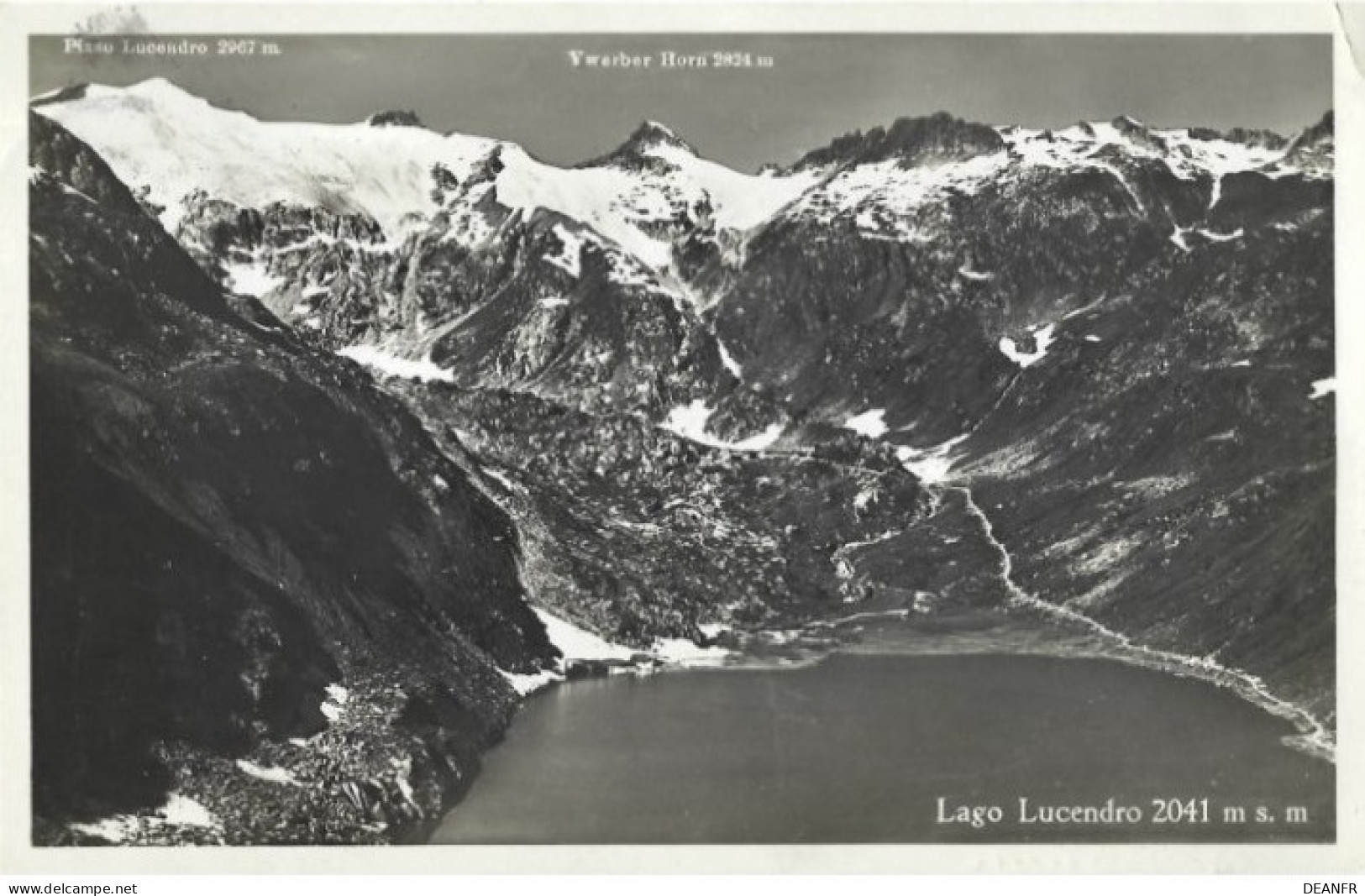 CH - SUISSE : Lago Lucendro 2041 M. - Airolo