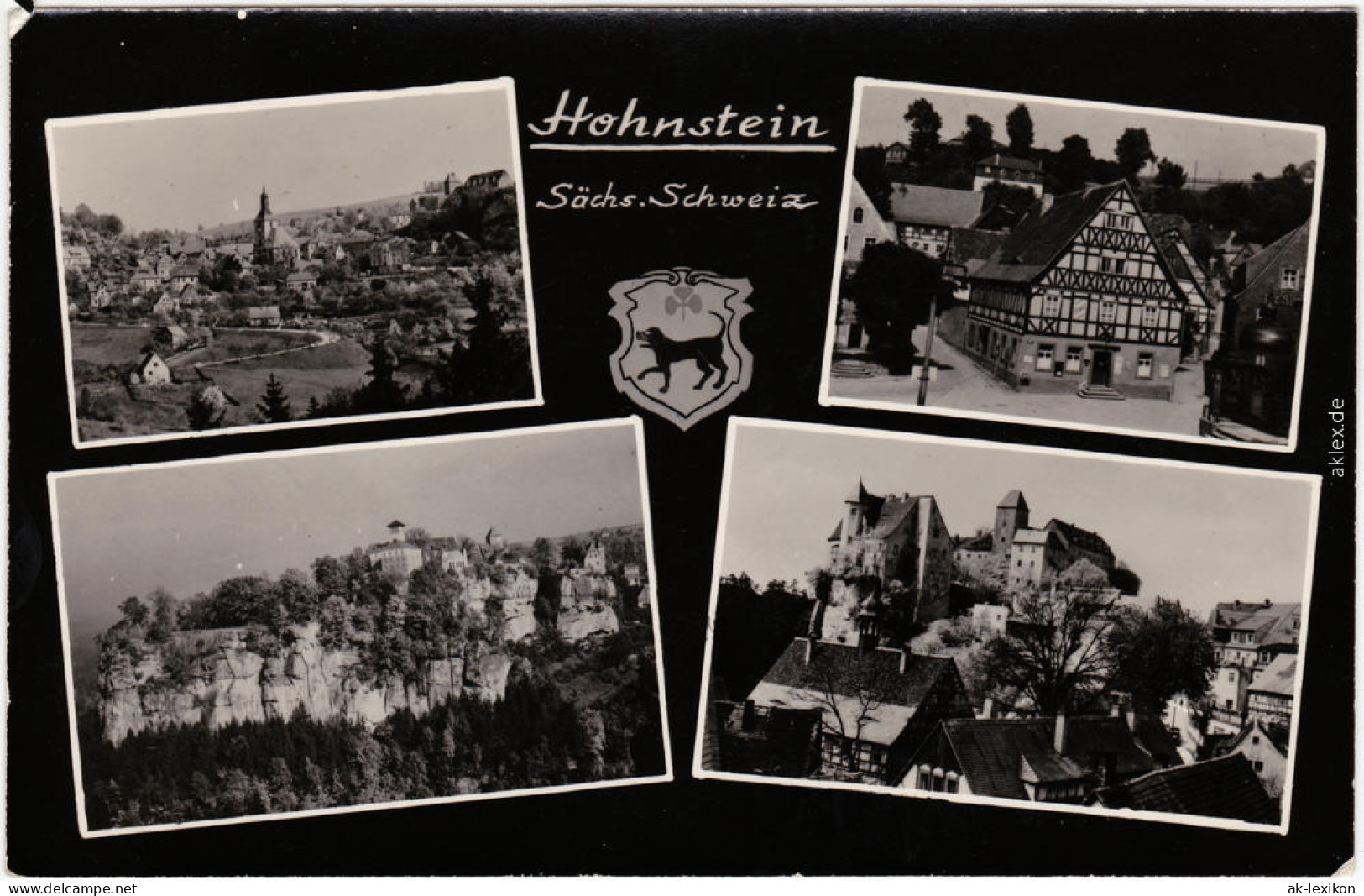 Hohnstein (Sächs. Schweiz) 4 Bild Sächs, Schweiz 1959 - Hohnstein (Sächs. Schweiz)