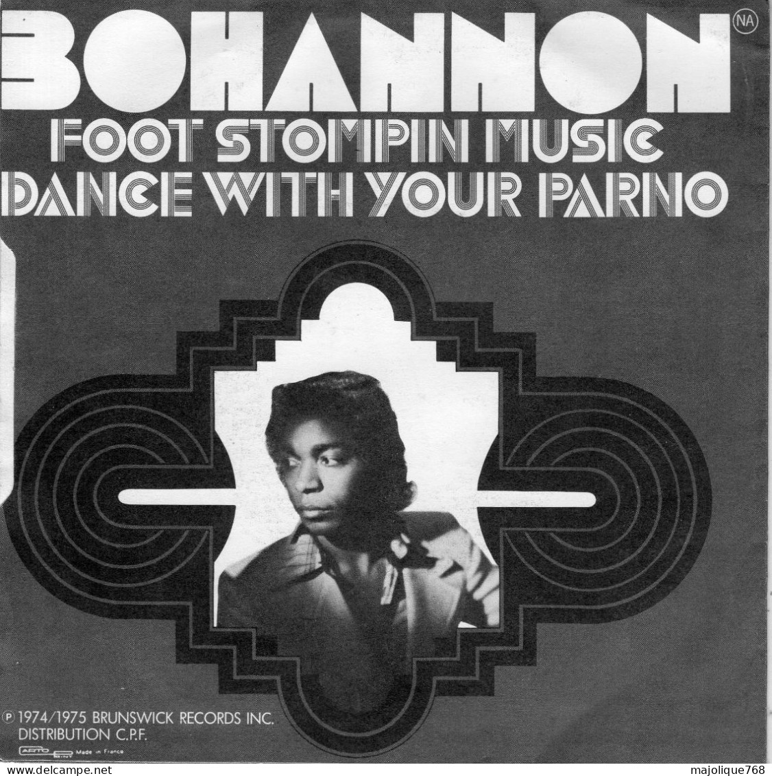 Disque De Hamilton Bohannon - Foot Stompin Music -Brunswick 640063 France 1975 - - Soul - R&B