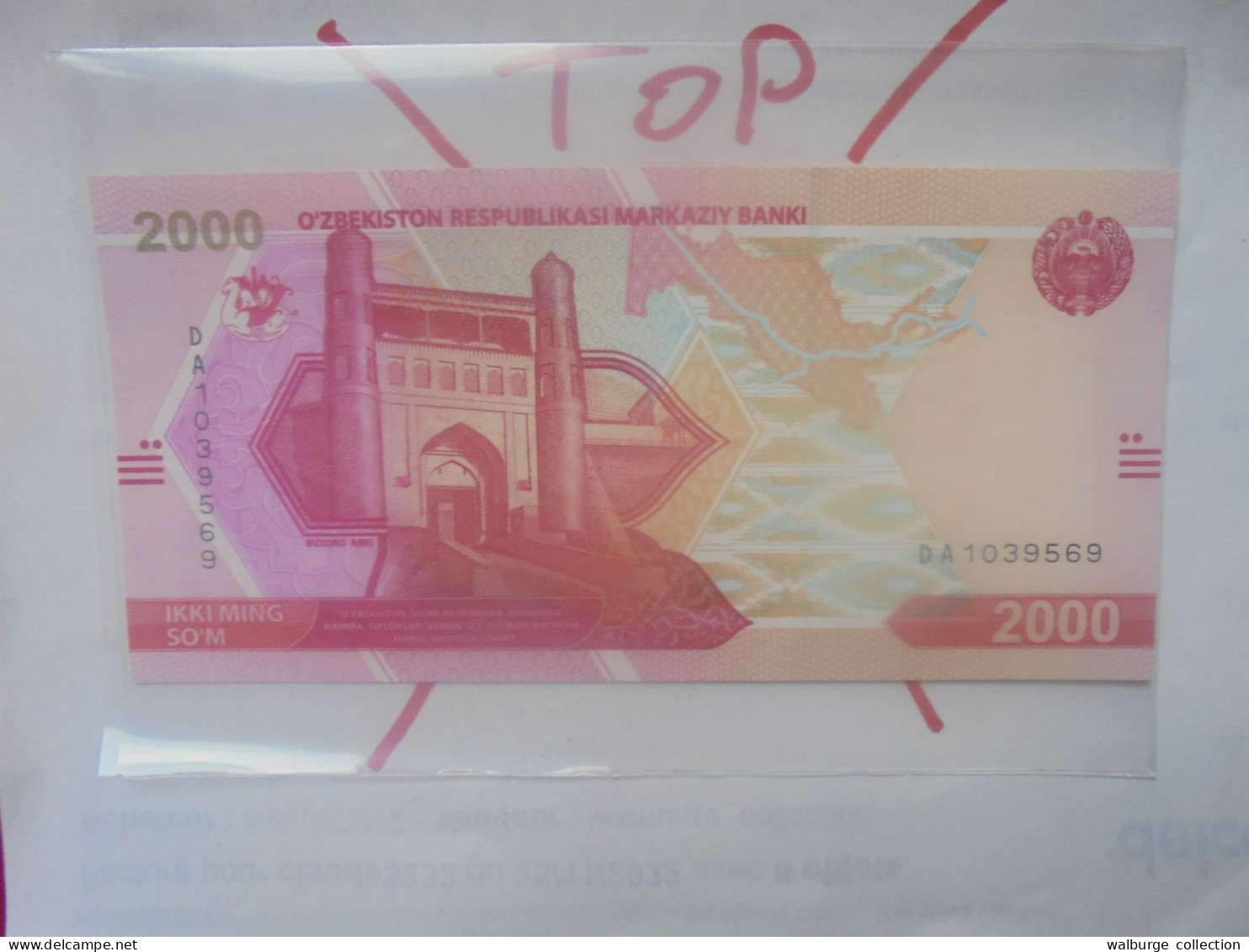 OUZBEKISTAN 2000 SUM 2021 Neuf (B.32) - Oezbekistan