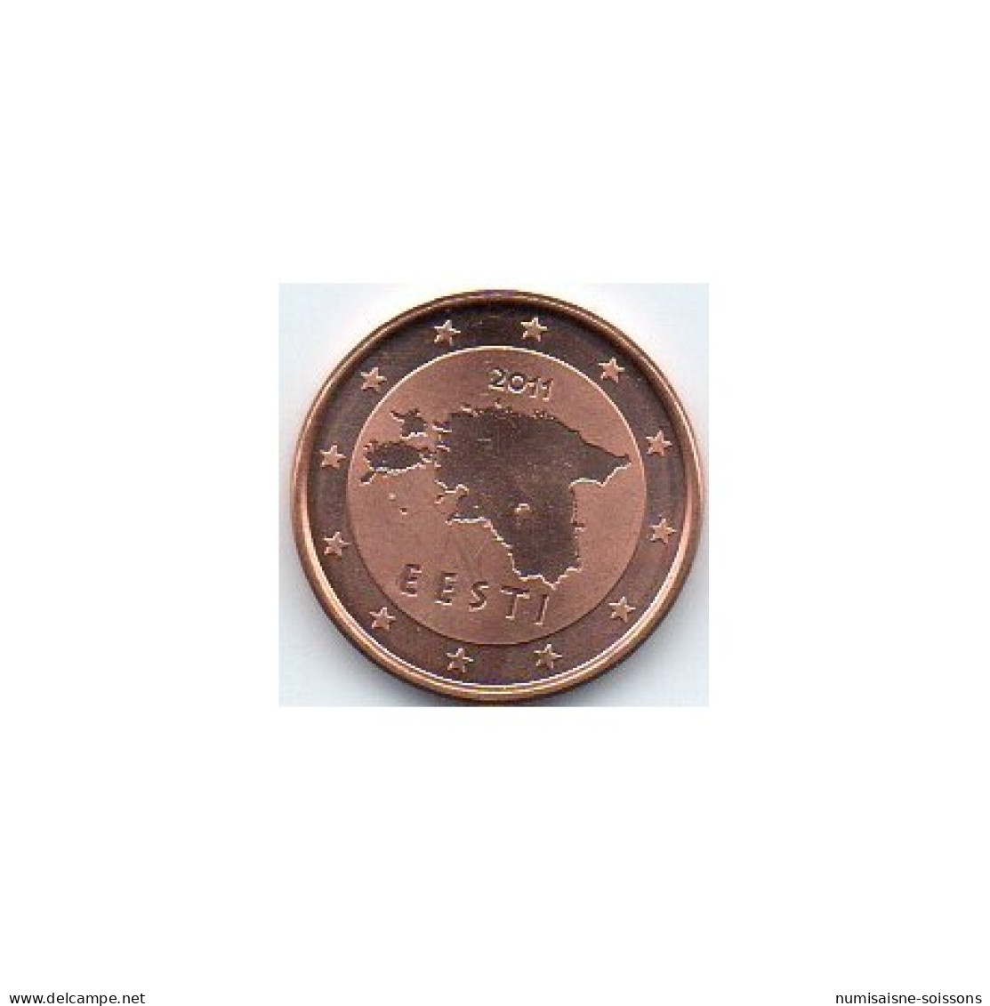 ESTONIE - KM 61 - 1 CENT 2011 - SPL - Estonia