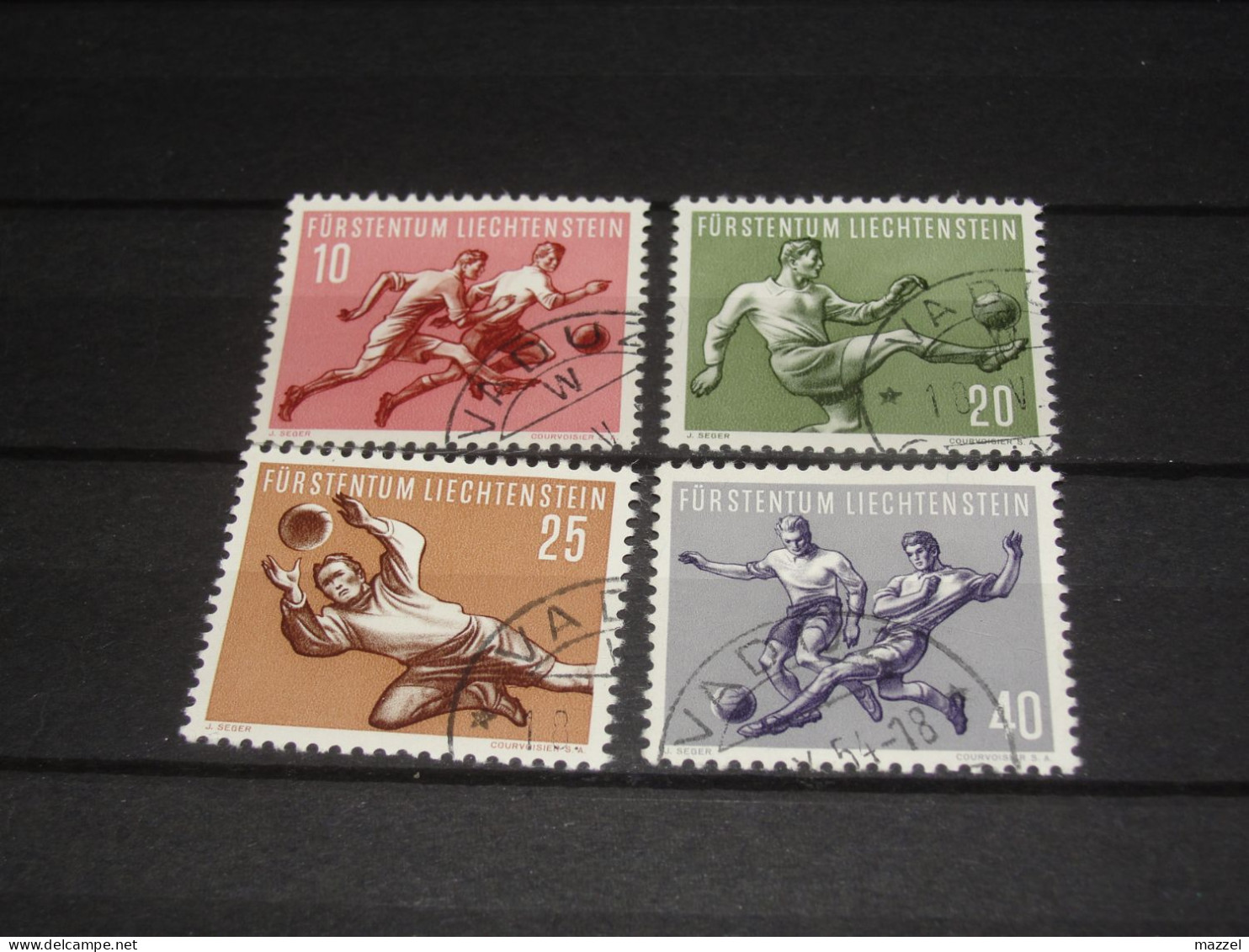 LIECHTENSTEIN   SERIE  322-325  GEBRUIKT (USED) - Oblitérés