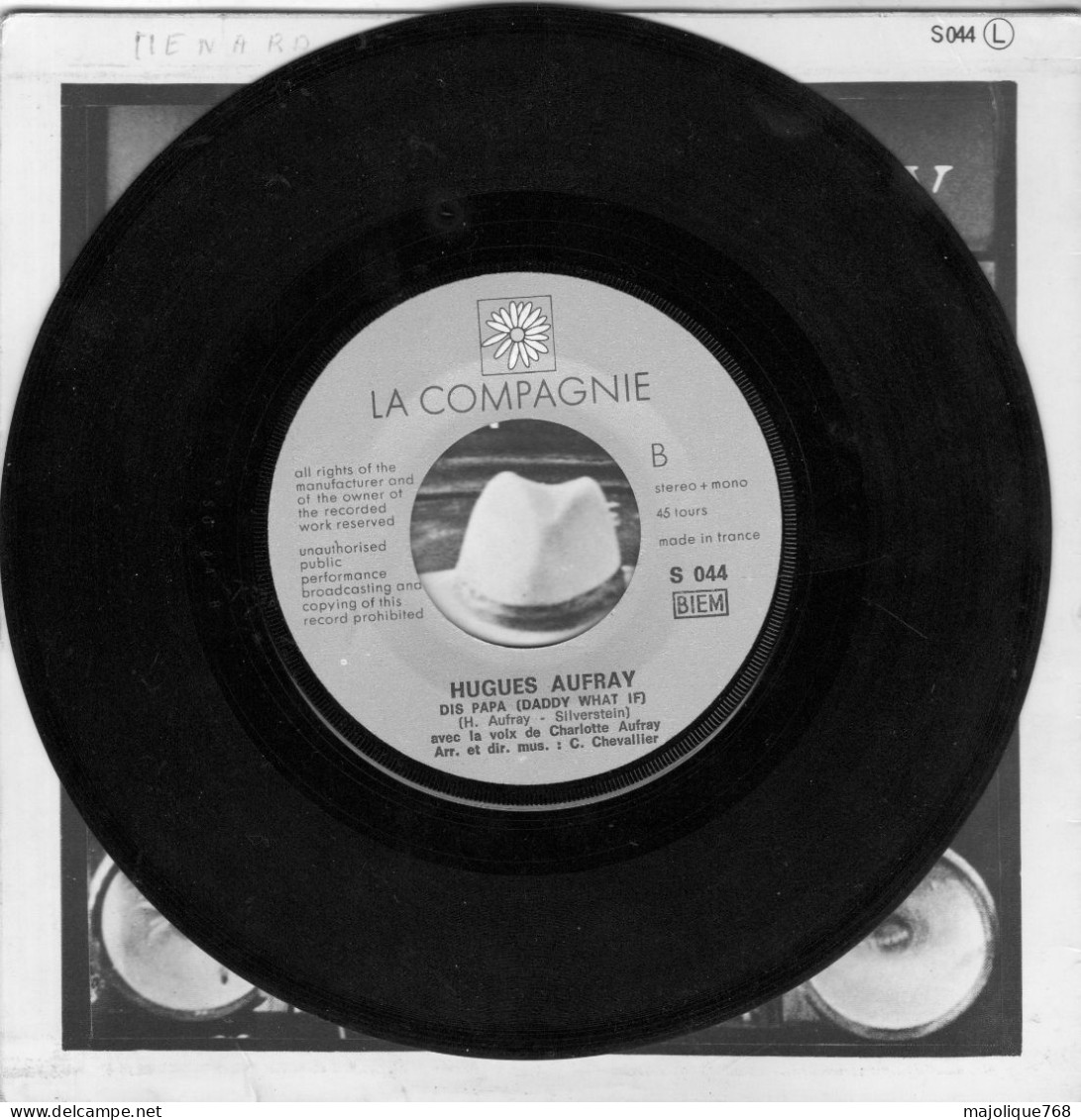 Disque De Hugues Aufray Et Charlotte - Moi Et Mon Camion - La Compagnie S044 - France 1970 - Disco & Pop